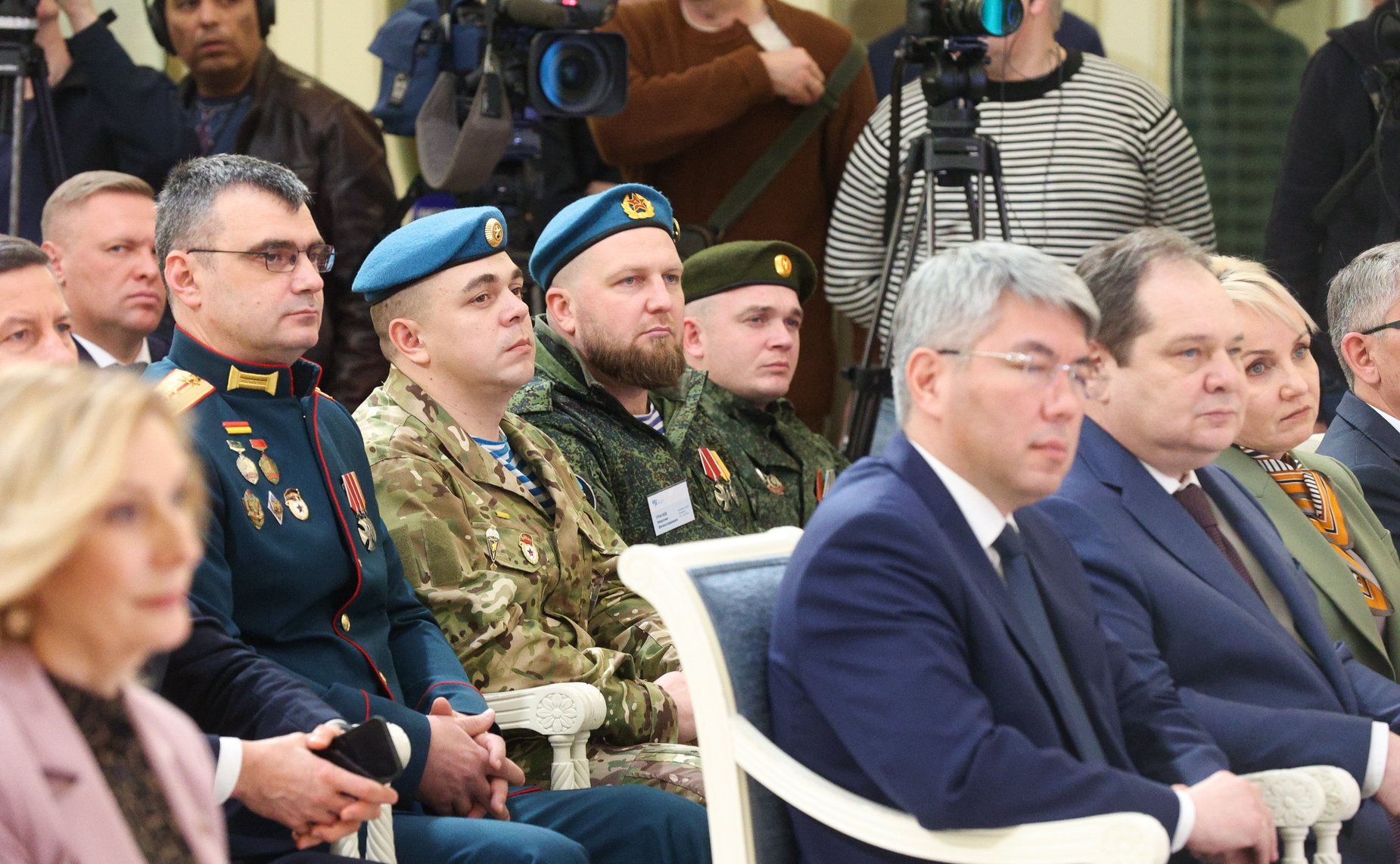 Торжественное подписание трехсторонних соглашений о сотрудничестве и взаимодействии между Государственной корпорацией «Ростех», Государственным Фондом поддержки участников СВО «Защитники Отечества» и субъектами Российской Федерации