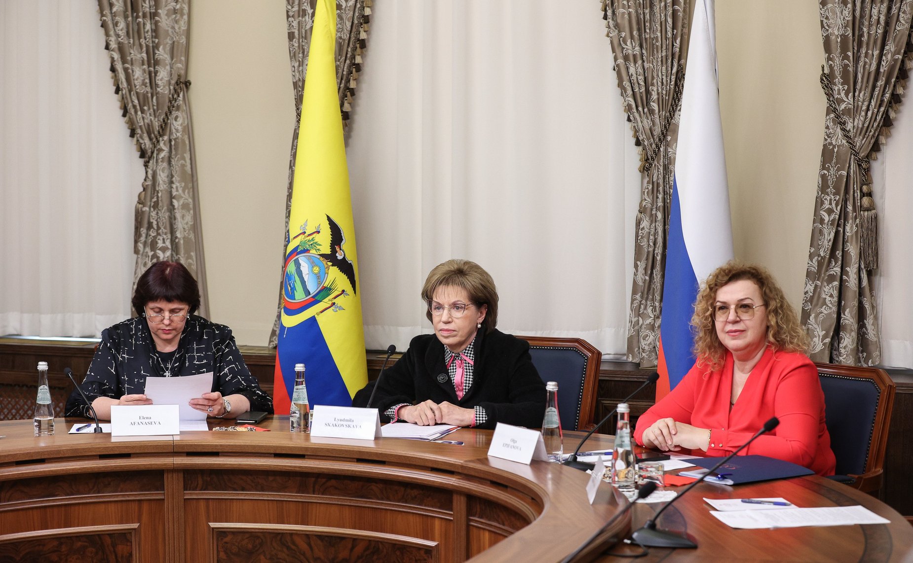 Совместное заседание групп по сотрудничеству Совета Федерации и Национальной ассамблеи Республики Эквадор