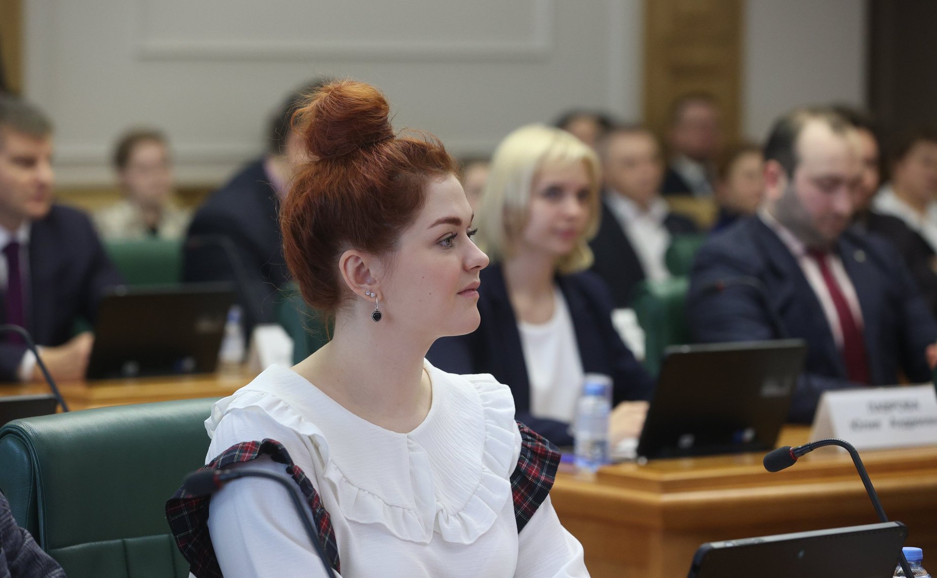 Встреча Председателя СФ Валентины Матвиенко с победителями Всероссийского конкурса молодежных авторских проектов и проектов в сфере образования «Моя страна- моя Россия»