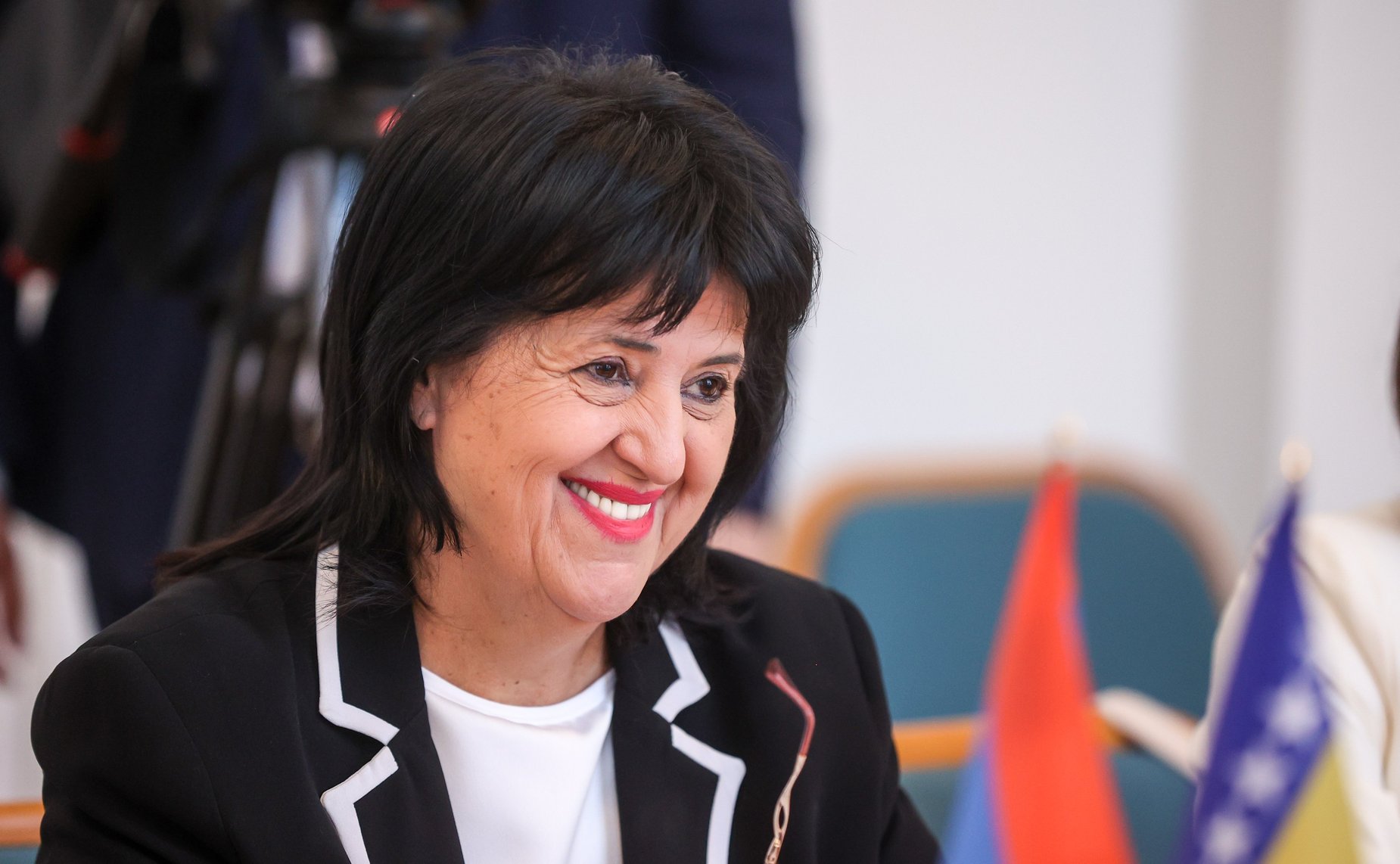 Встреча Константина Косачева с Председательствующей Вече народов Республики Сербской (Босния и Герцеговина) Сре́бренкой Голич