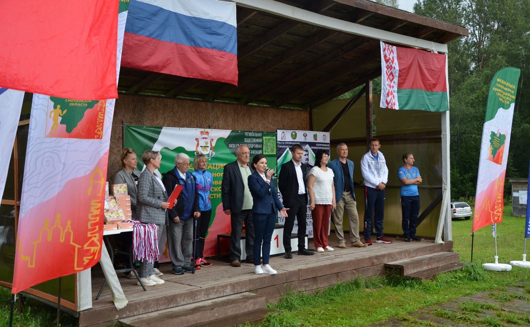 Ирина Кожанова приняла участие в церемонии открытия соревнований и награждения сильнейших спортсменов Всероссийских соревнований по спортивному ориентированию памяти путешественника Н.М. Пржевальского