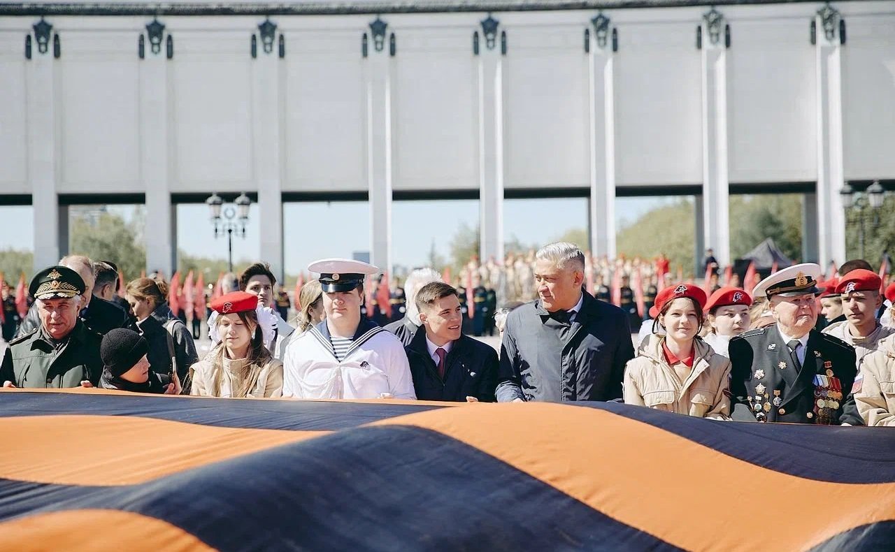 Юрий Валяев, принял участие в юнармейской военно-патриотической акции «Символы Великой Победы»