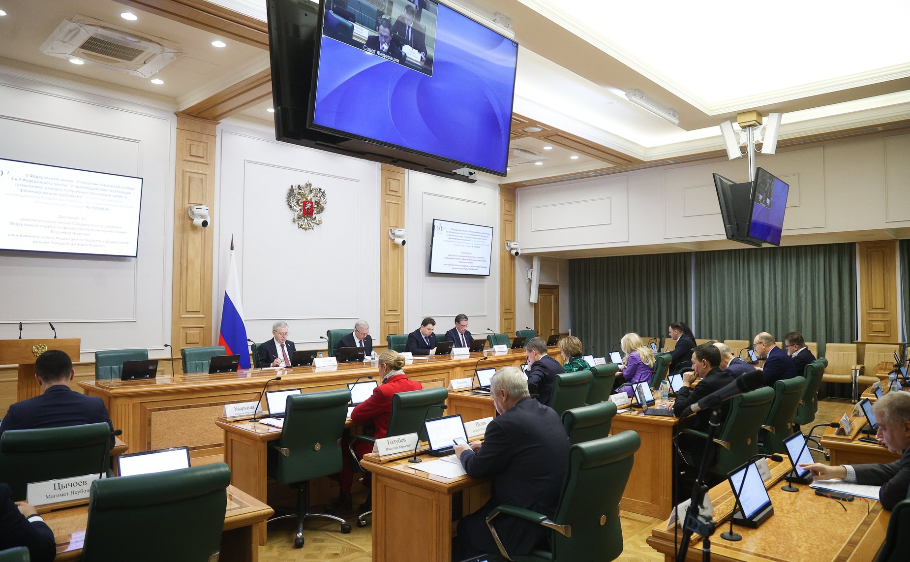 Заседание Комитета Совета Федерации по бюджету и финансовым рынкам