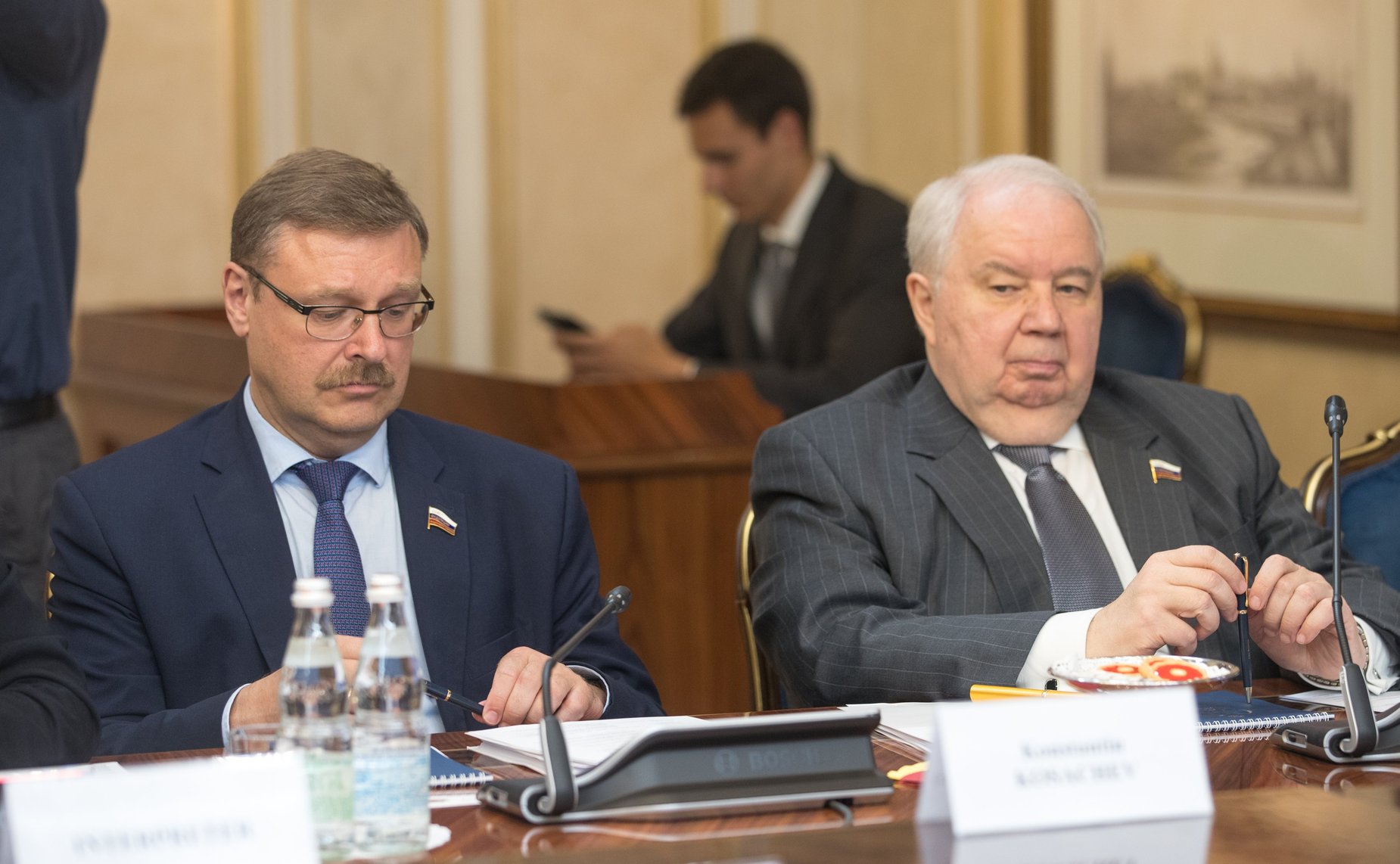 К. Косачев и С. Кисляк