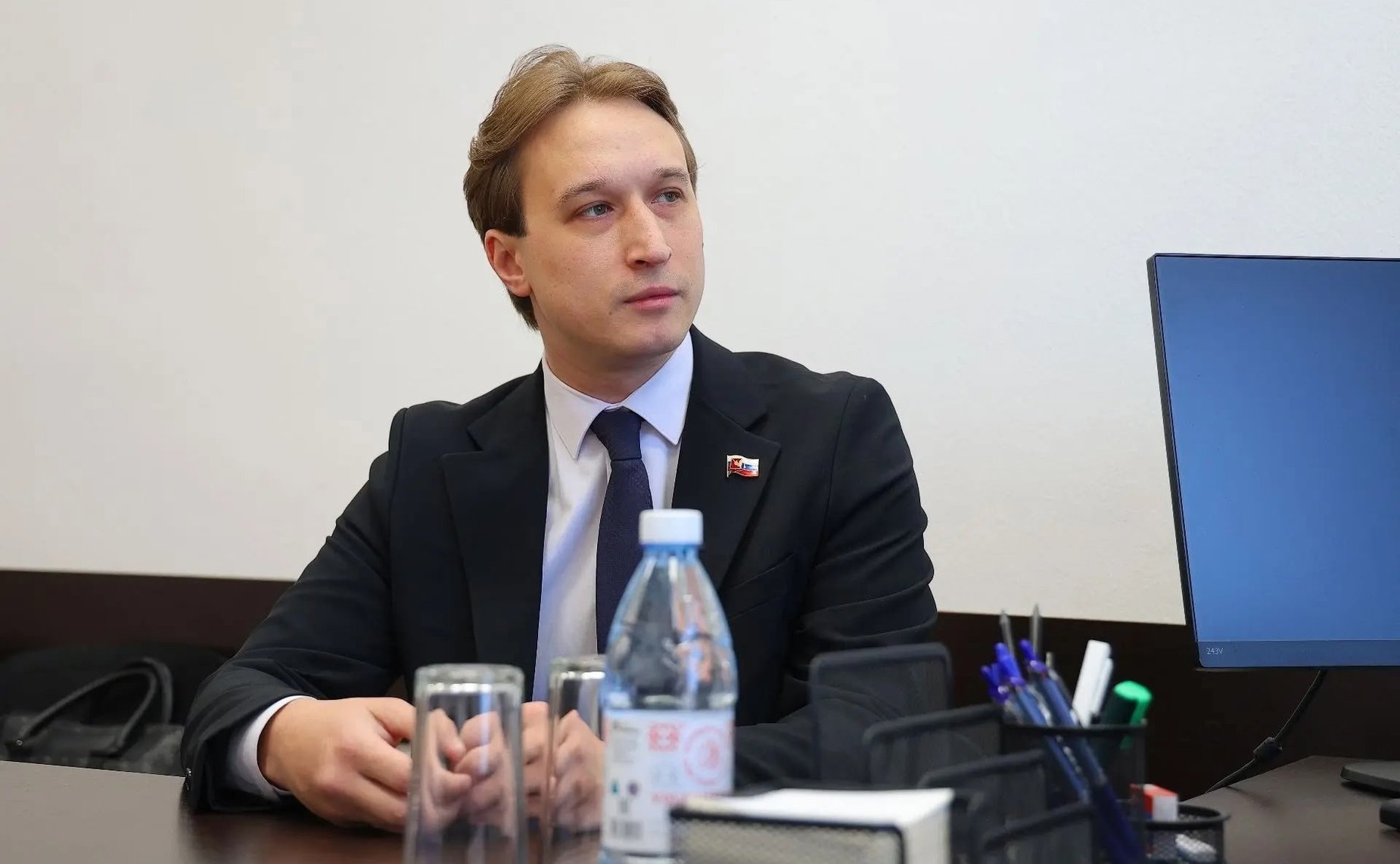 Евгений Богомазов провел встречу с членами Палаты молодых законодателей Совета Федерации от Вологодской области