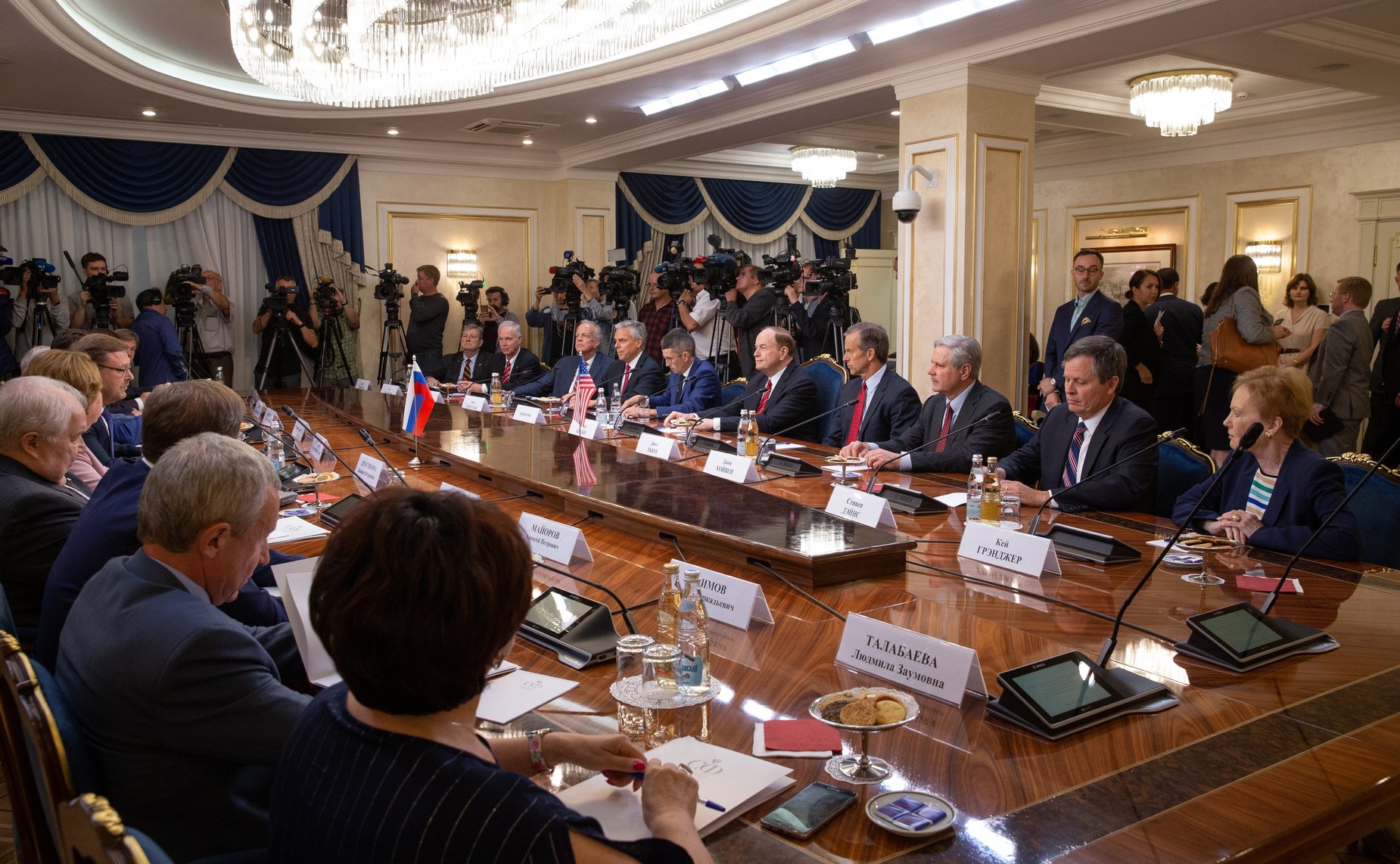 Встреча с делегацией Конгресса США во главе с председателем Комитета Сената по ассигнованиям Ричардом Шелби