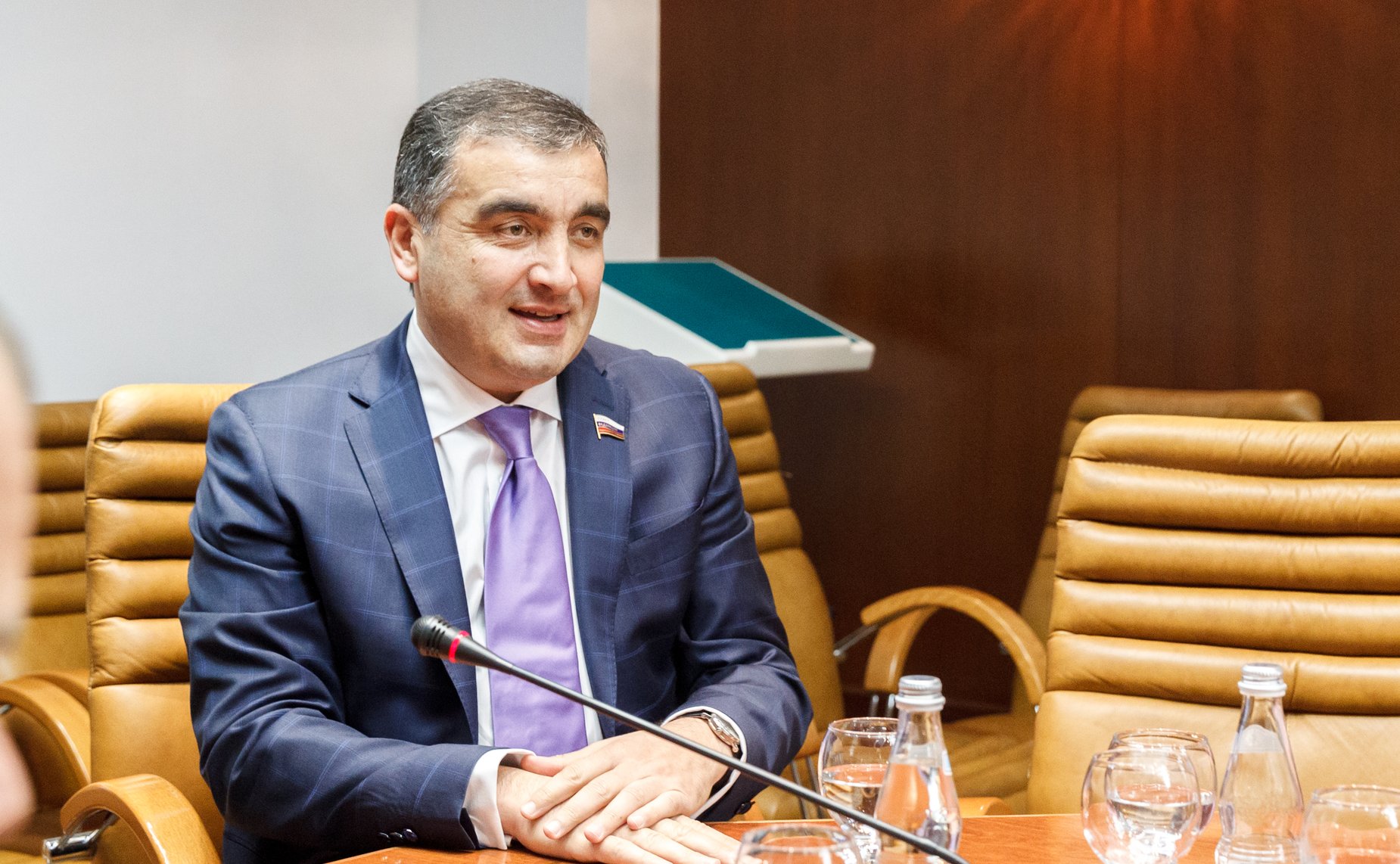 Встреча сенаторов с членами молодежного парламента Северной Осетии -7 Хацаев