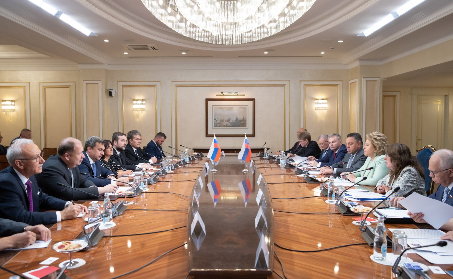 Встреча В. Матвиенко с Председателем Национального совета Словацкой Республики Андреем Данко