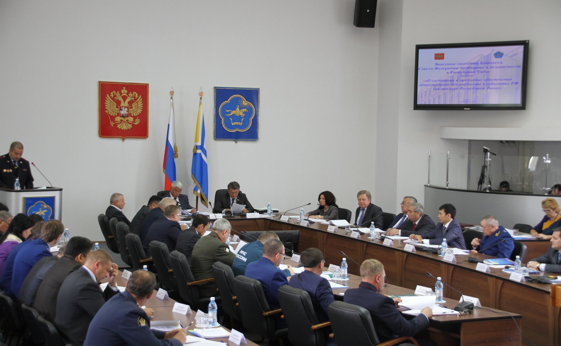 Выездное заседание Комитета СФ по обороне и безопасности в Кызыле (Республика Тыва)