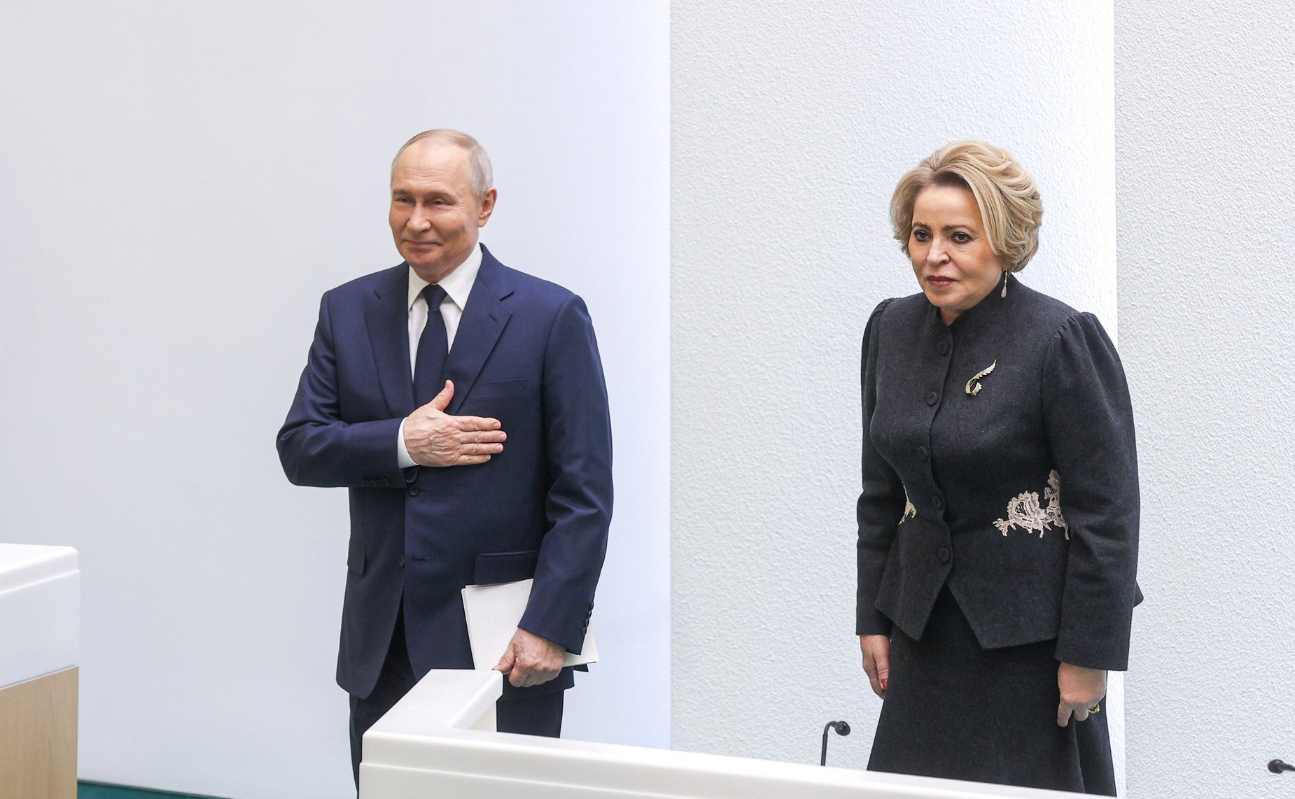 Владимир Путин и Валентина Матвиенко