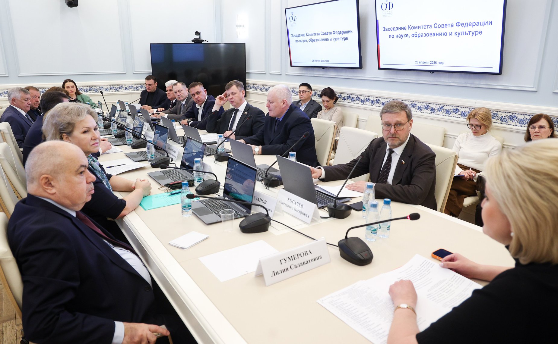Заседание Комитета Совета Федерации по науке, образованию и культуре