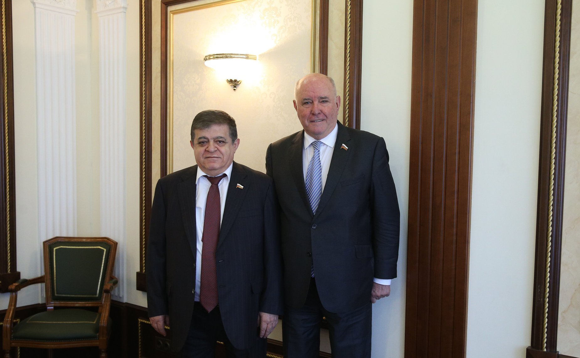 Встреча председателя Комитета СФ по международным делам Григория Карасина и Чрезвычайного и Полномочного Посла Алжирской Народной Демократической Республики Смаила Бенамары