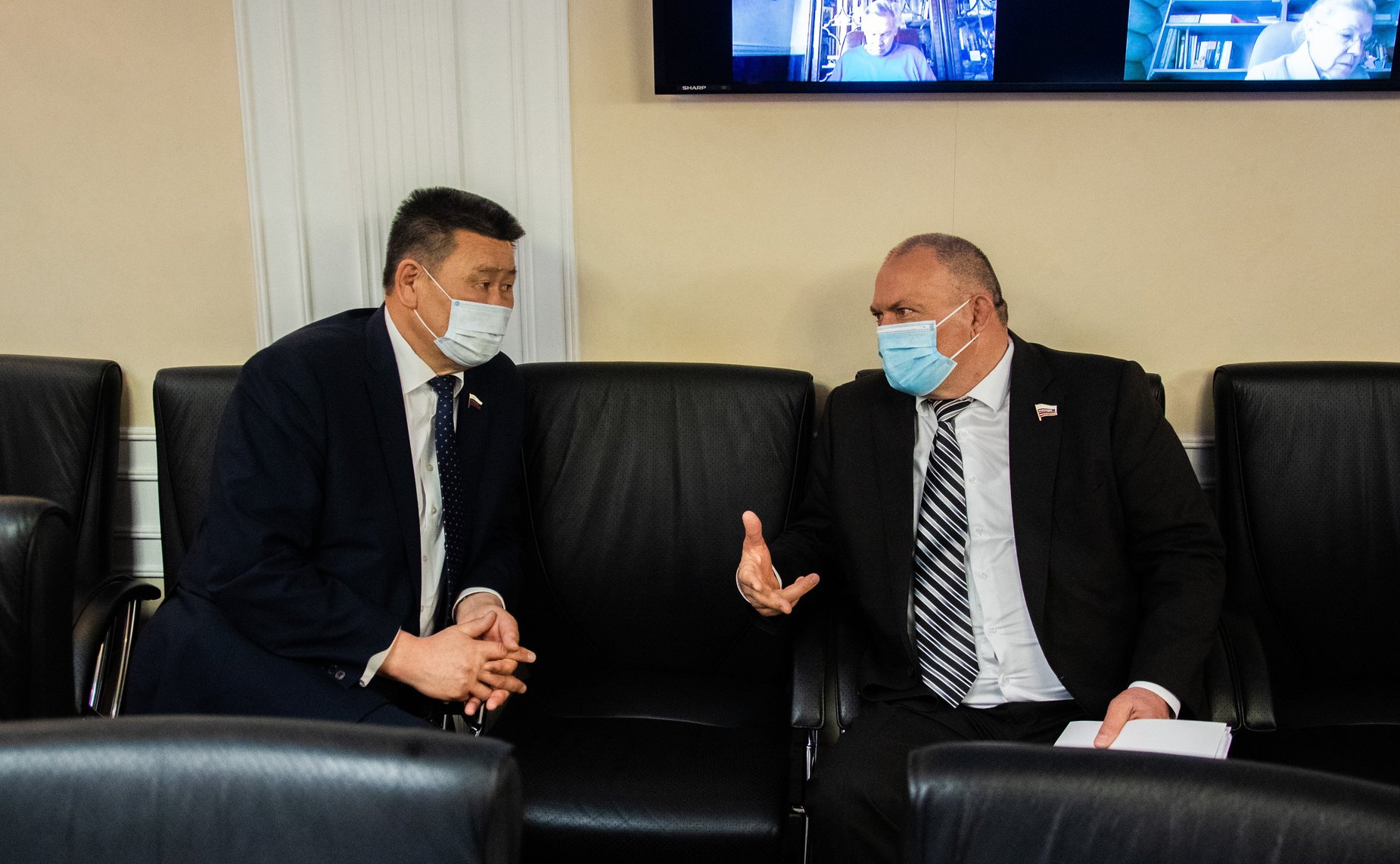 Вячеслав Мархаев и Крым Казаноков