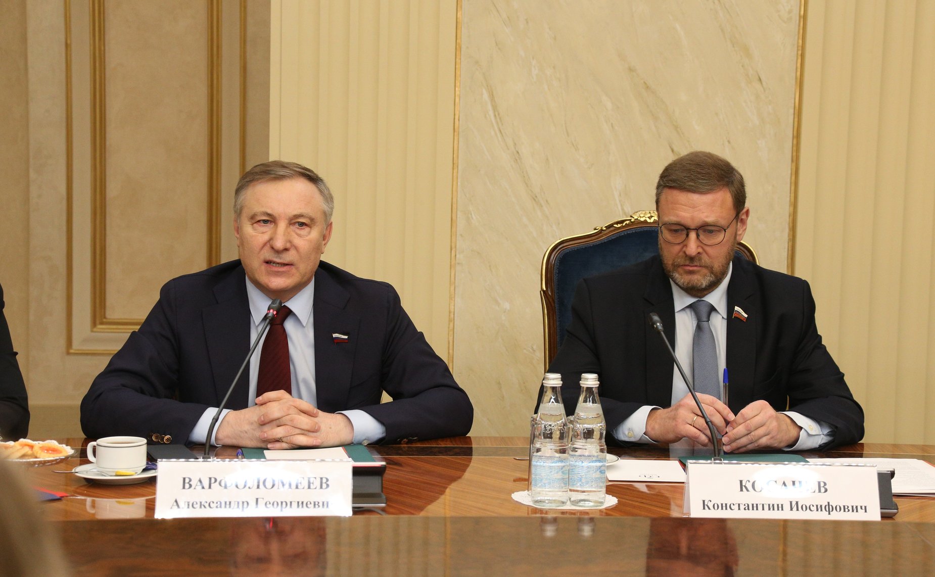 Встреча заместителя Председателя СФ Константина Косачева с членами Палаты молодых законодателей при СФ