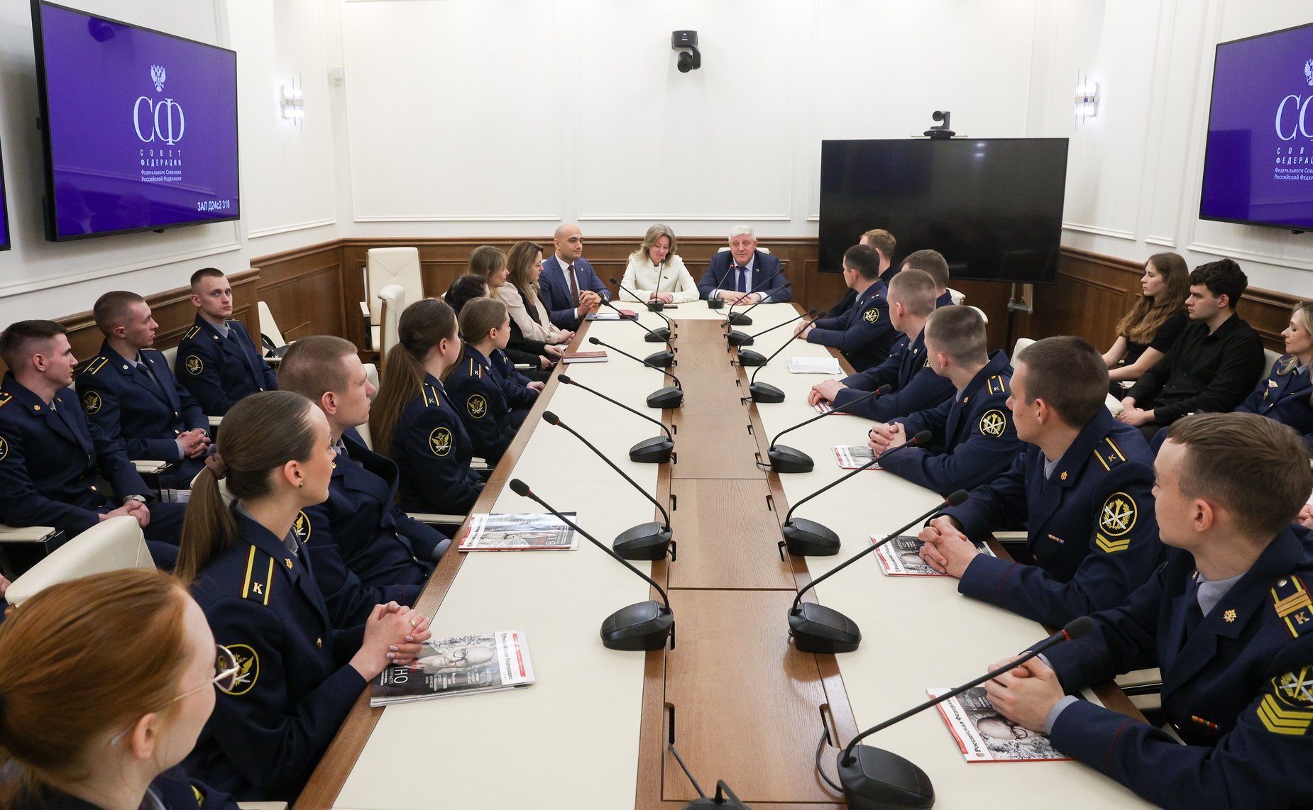 Встреча сенатора РФ с курсантами Псковского филиала Санкт-Петербургского университета ФСИН