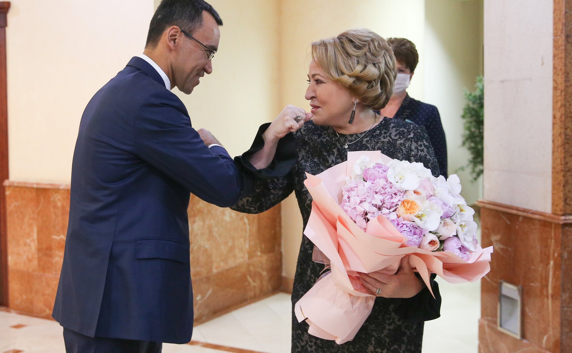 Встреча Валентины Матвиенко с Председателем Сената Парламента Республики Казахстан Мауленом Ашимбаевым