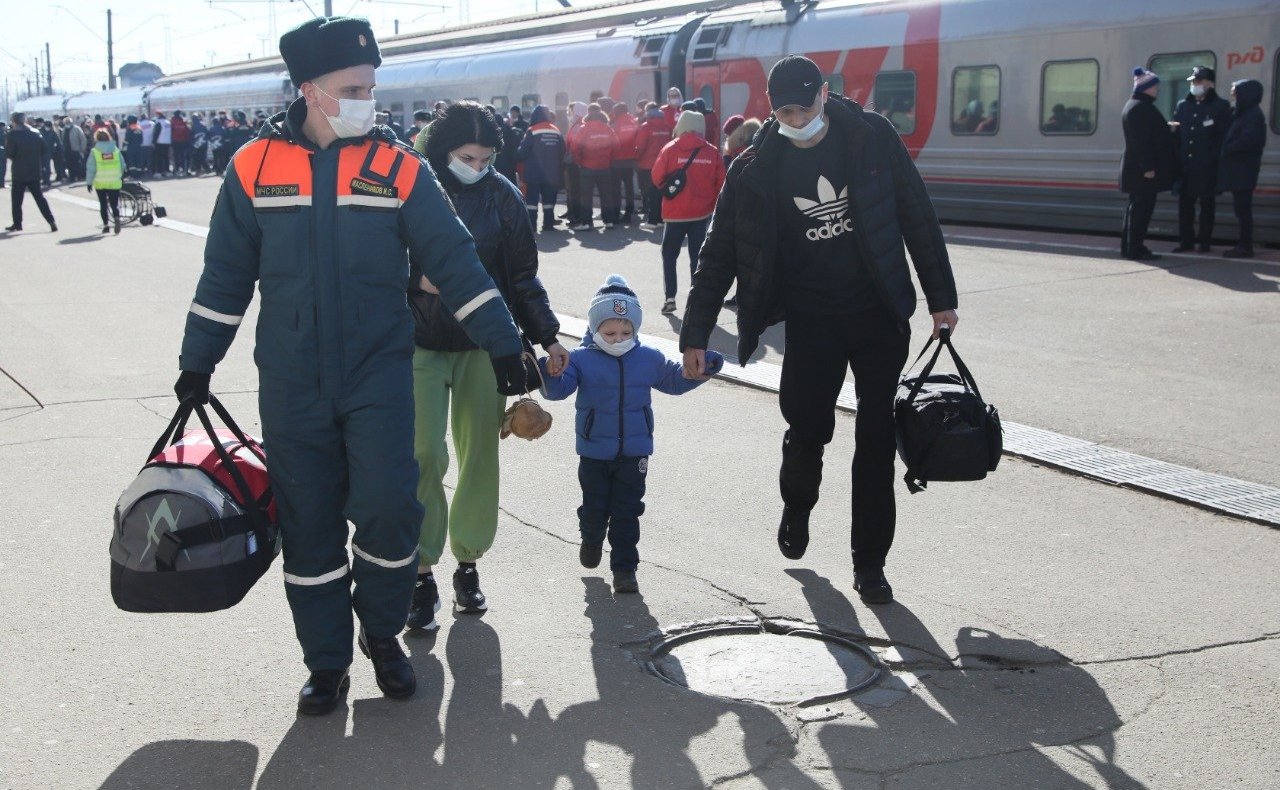 Наталия Косихина провела ряд встреч в регионе по вопросам размещения беженцев из Донбасса, организации и отправки гуманитарных грузов