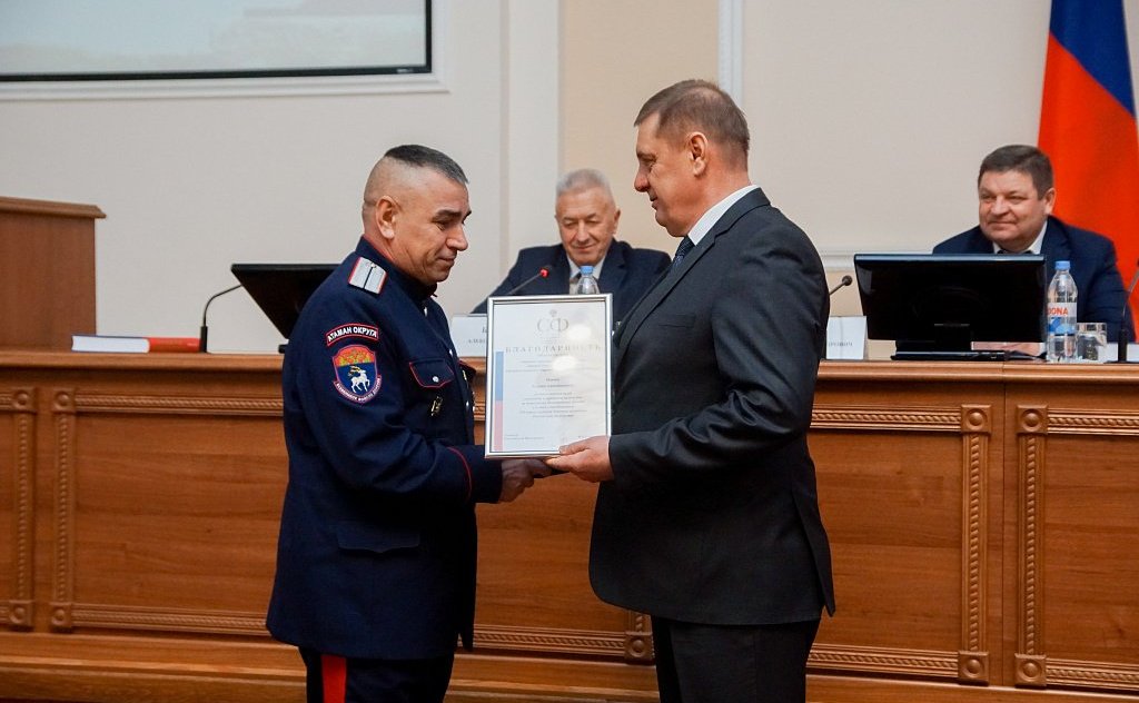 Николай Семисотов отметил жителей Волгоградской области за вклад в развитие казачества