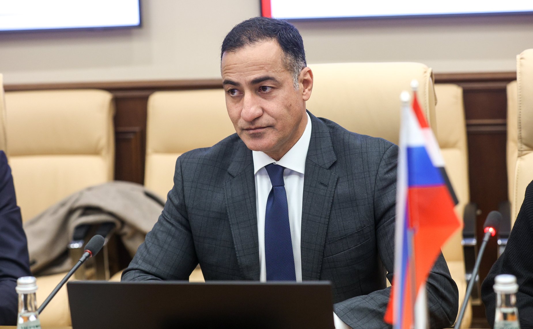 Встреча Григория Карасина с Чрезвычайным и Полномочным Послом Арабской Республики Египет в Российской Федерации