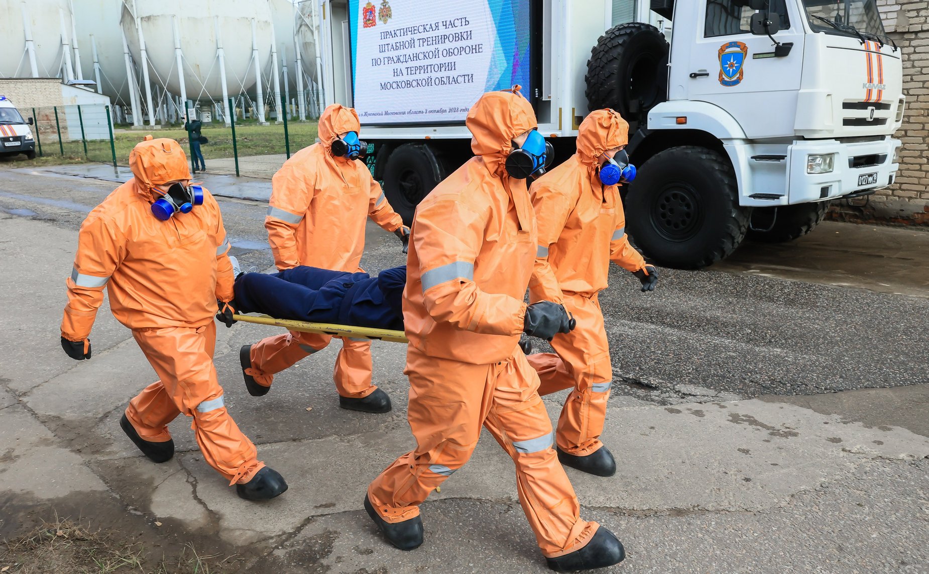 Юрий Воробьев дал старт всероссийской штабной тренировке по гражданской обороне