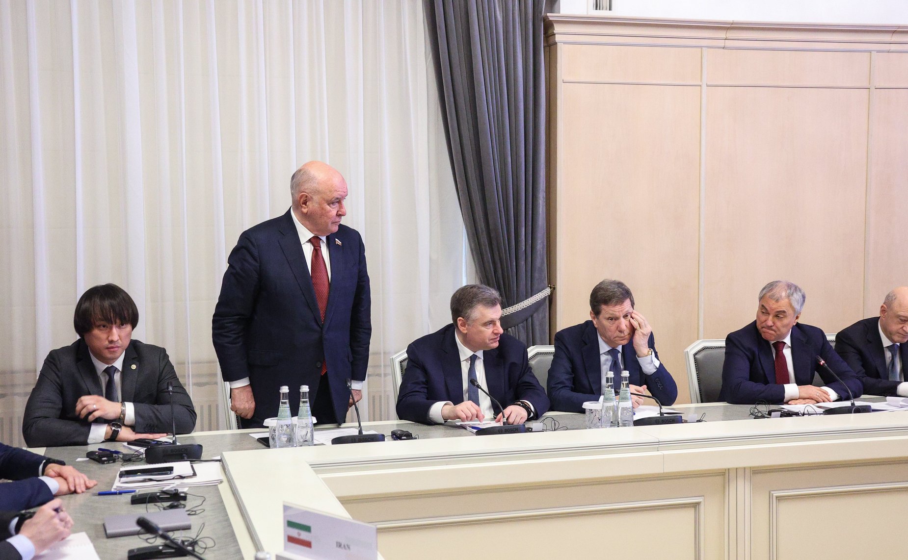 Встреча председателей комитетов по международным делам парламентов (палат парламентов) стран БРИКС с Председателем Государственной Думы Вячеславом Володиным