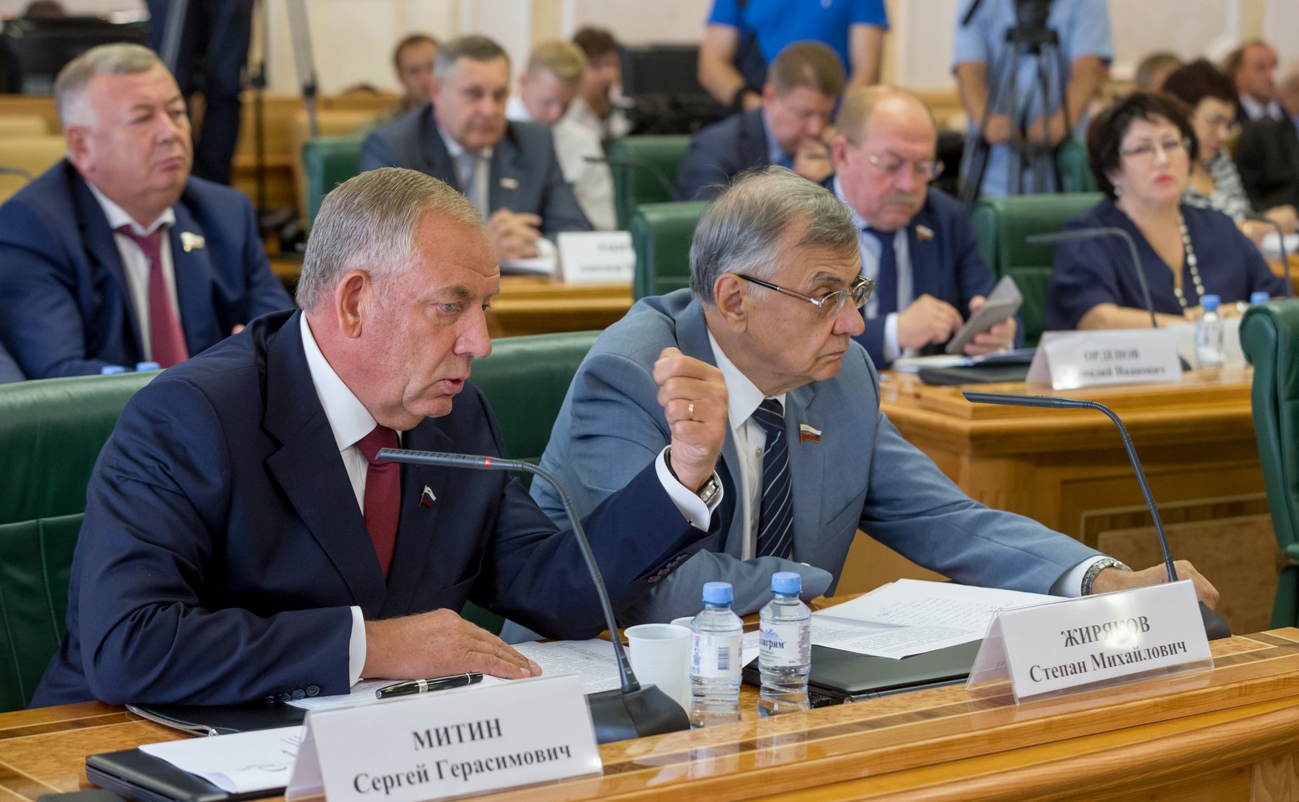 Встреча первого заместителя Председателя СФ Н. Федорова с заместителем Председателя Правительства РФ А. Гордеевым и Министром сельского хозяйства РФ Д. Патрушевым