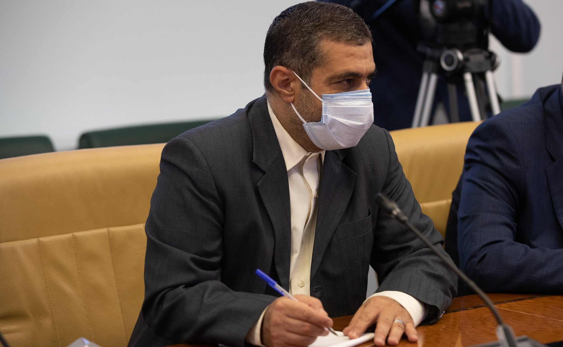 Встреча заместителя Председателя Совета Федерации Константина Косачева с руководителем Гостелерадио Исламской Республики Иран Абдулали Али-Асгари