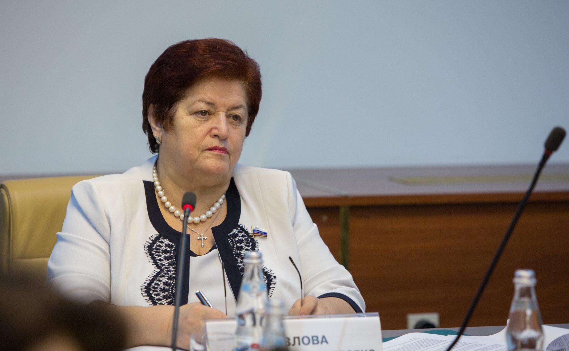 Л. Козлова Заседание Экспертного совета по здравоохранению, посвященного совершенствованию медико-социальной помощи людям с нарушениями психического здоровья