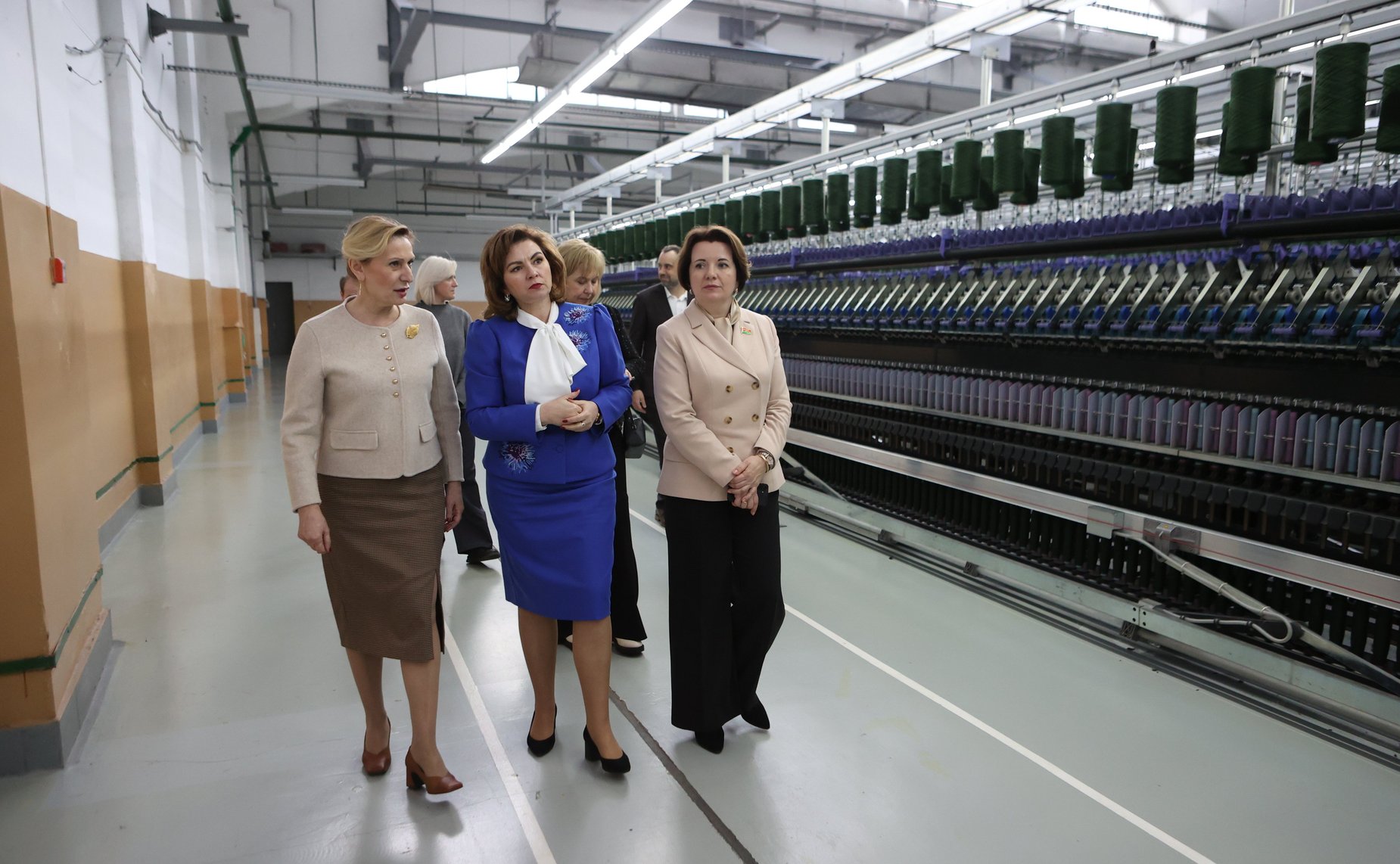 Заместитель Председателя Совета Федерации Инна Святенко посетила предприятие «Камволь»
