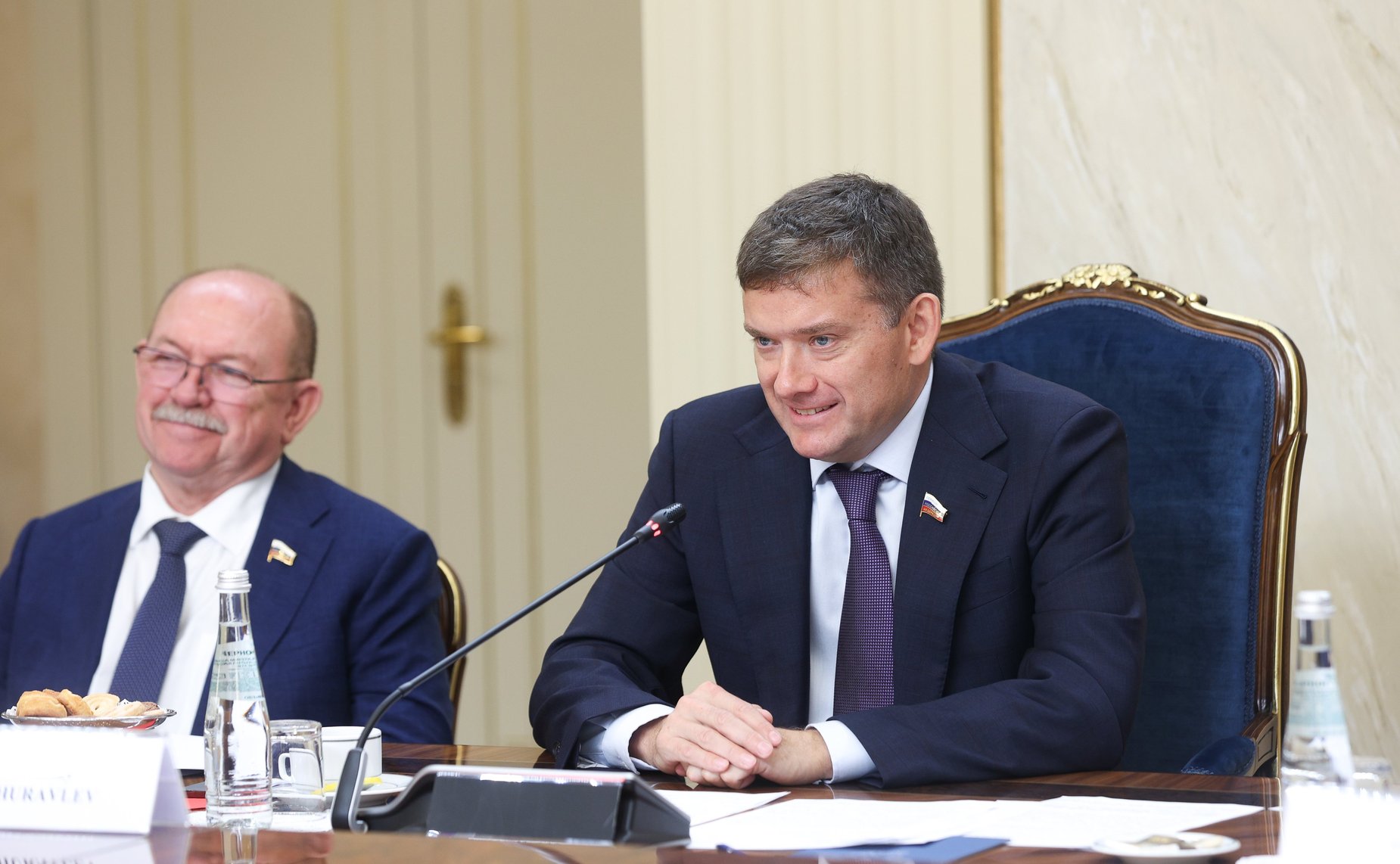 Встреча Николая Журавлева с членом Политбюро Народно-революционной партии Лаоса, Председателем Центрального комитета Лаосского фронта национального развития