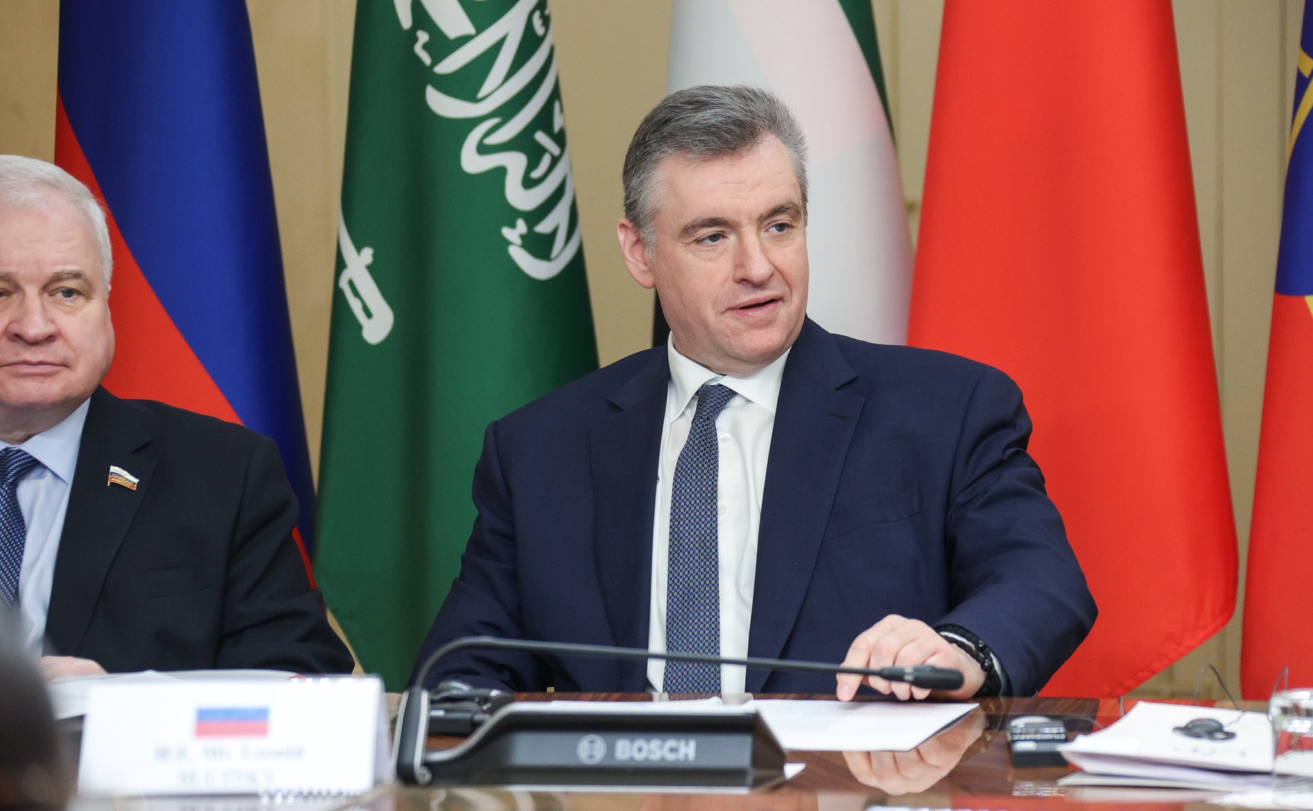 Встреча Председателя Совета Федерации Валентины Матвиенко с председателями комитетов по международным делам парламентов (палат парламентов) стран БРИКС