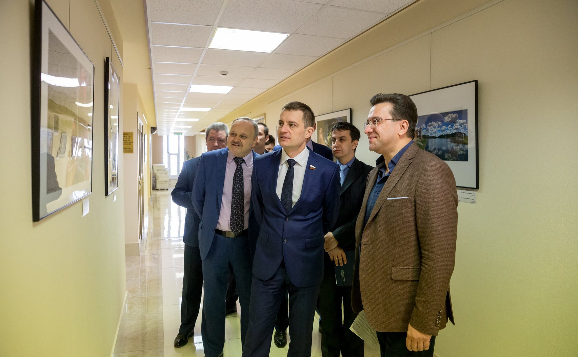 Открытие в Совете Федерации выставки С. Плахова «Планета Беларусь»