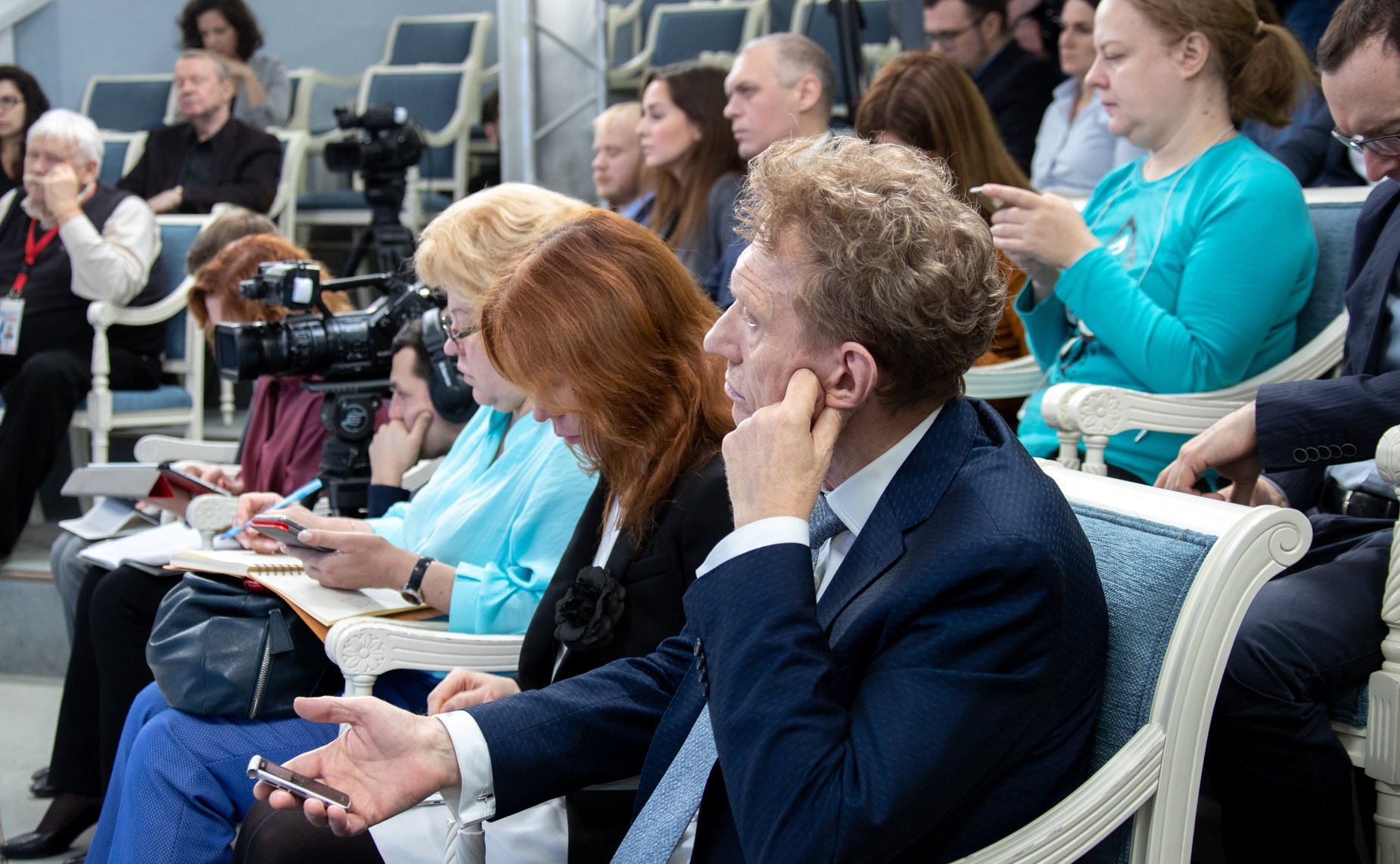 Встреча Председателя СФ В. Матвиенко с парламентскими корреспондентами