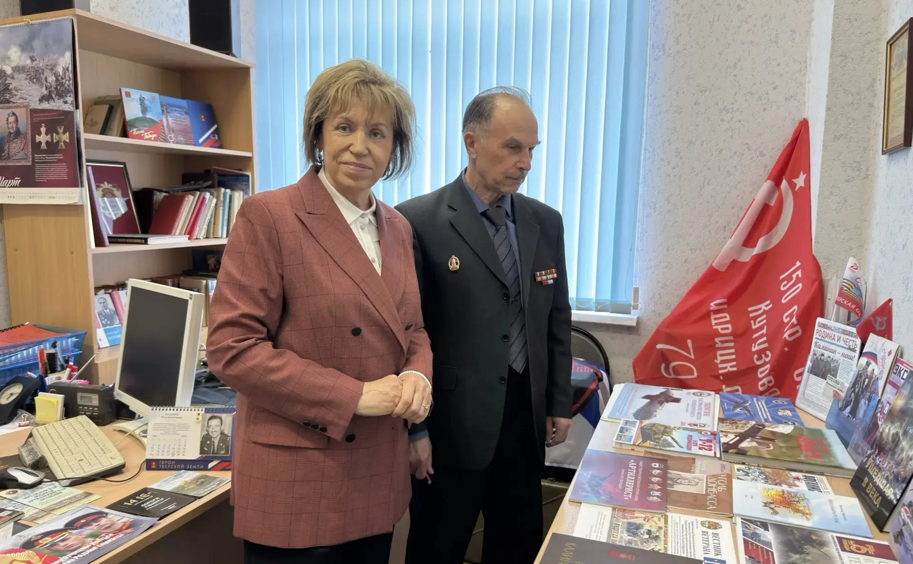 Людмила Скаковская посетила Музей Воинской Славы в Твери