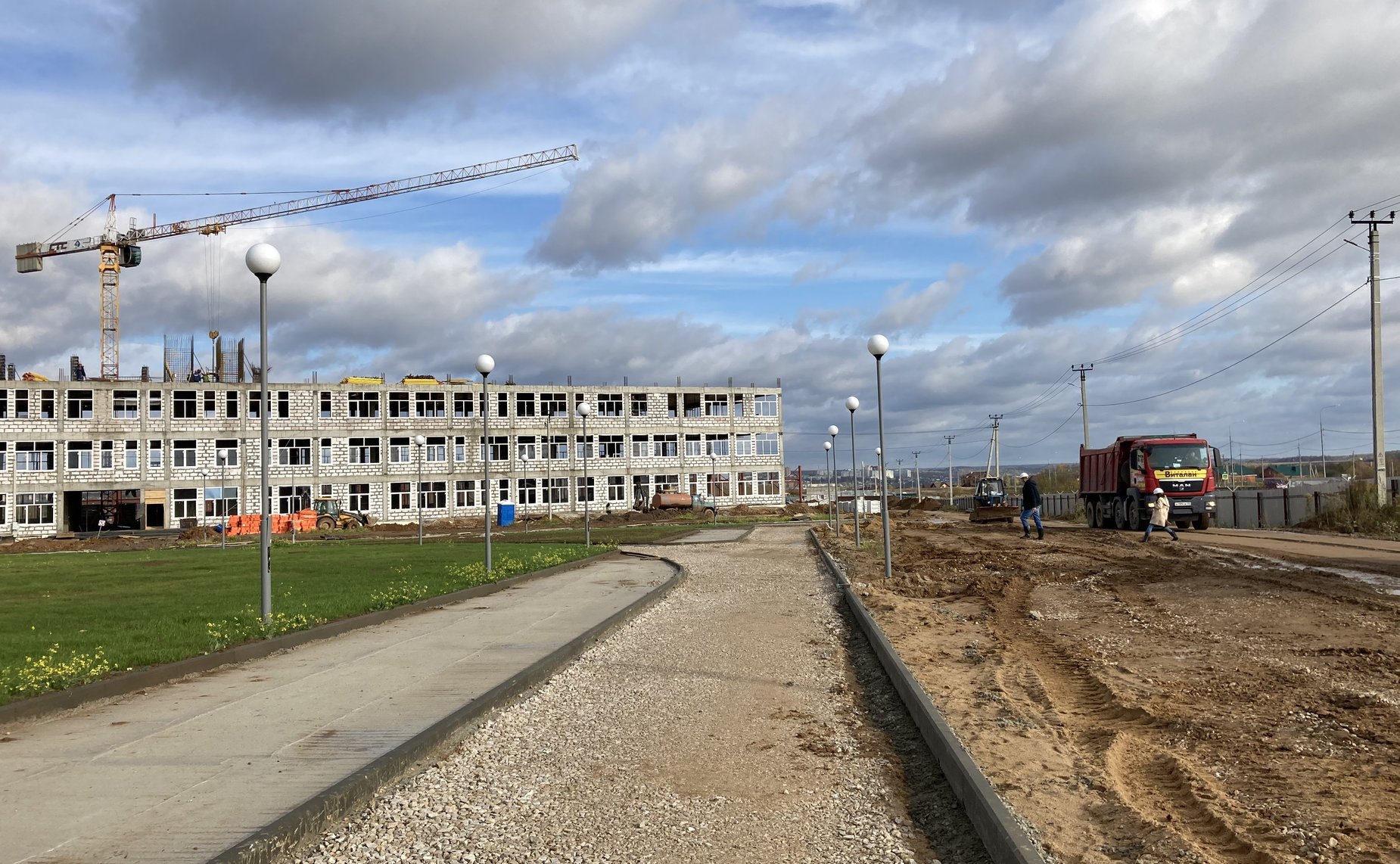 Сенатор посетил строительную площадку кампуса Калужского филиала МГТУ им. Н.Э. Баумана