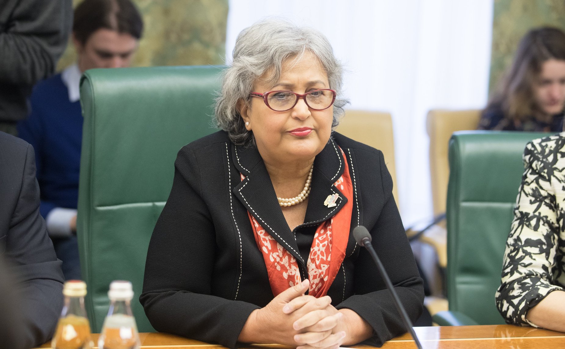 Встреча Сергея Кисляка с Председателем Национального избирательного совета Боливарианской Республики Венесуэла Тибисай Лусеной