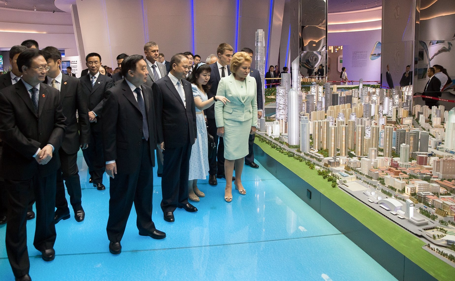 Осмотр экспозиции