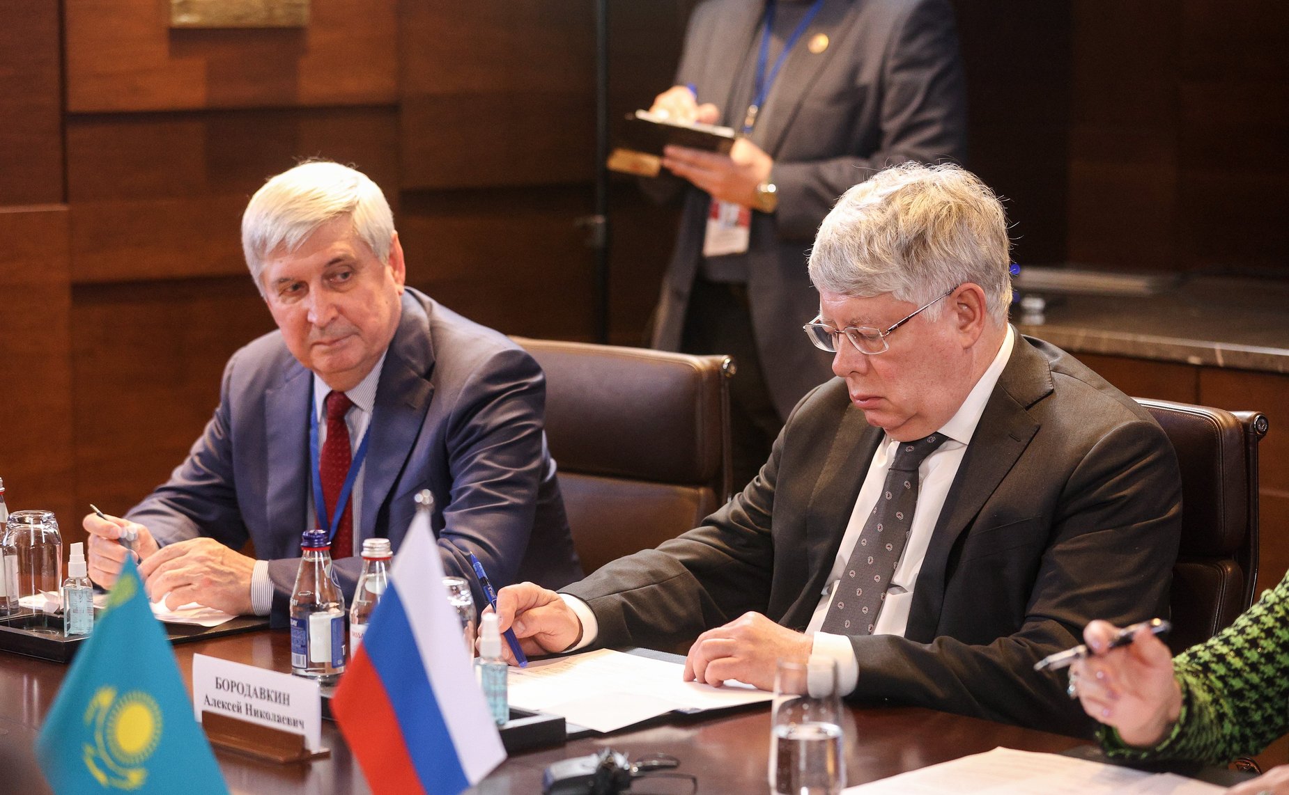 Встреча Председателя Совета Федерации Валентины Матвиенко с Председателем Сената Парламента Республики Казахстан Мауленом Ашимбаевым