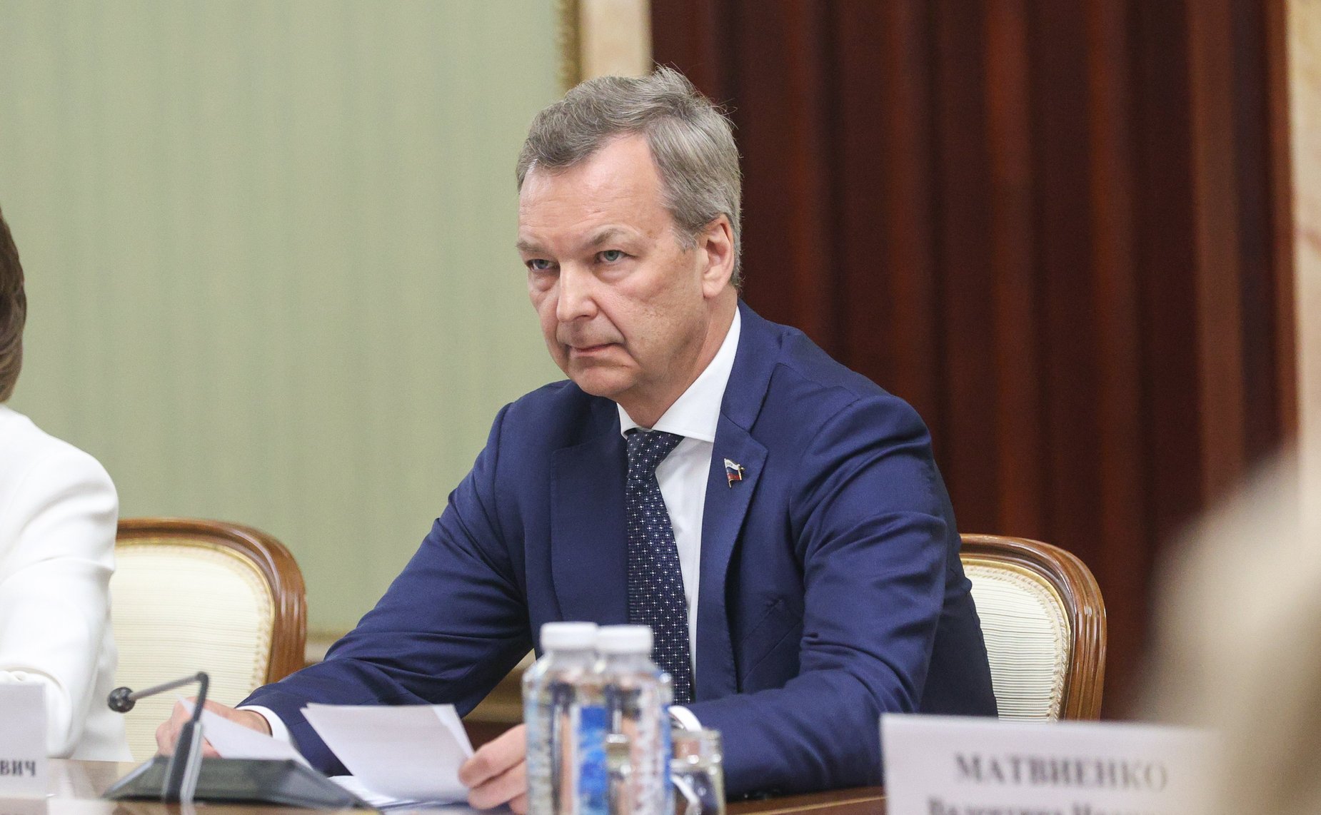 Первый заместитель Председателя Совета Федерации Андрей Яцкин