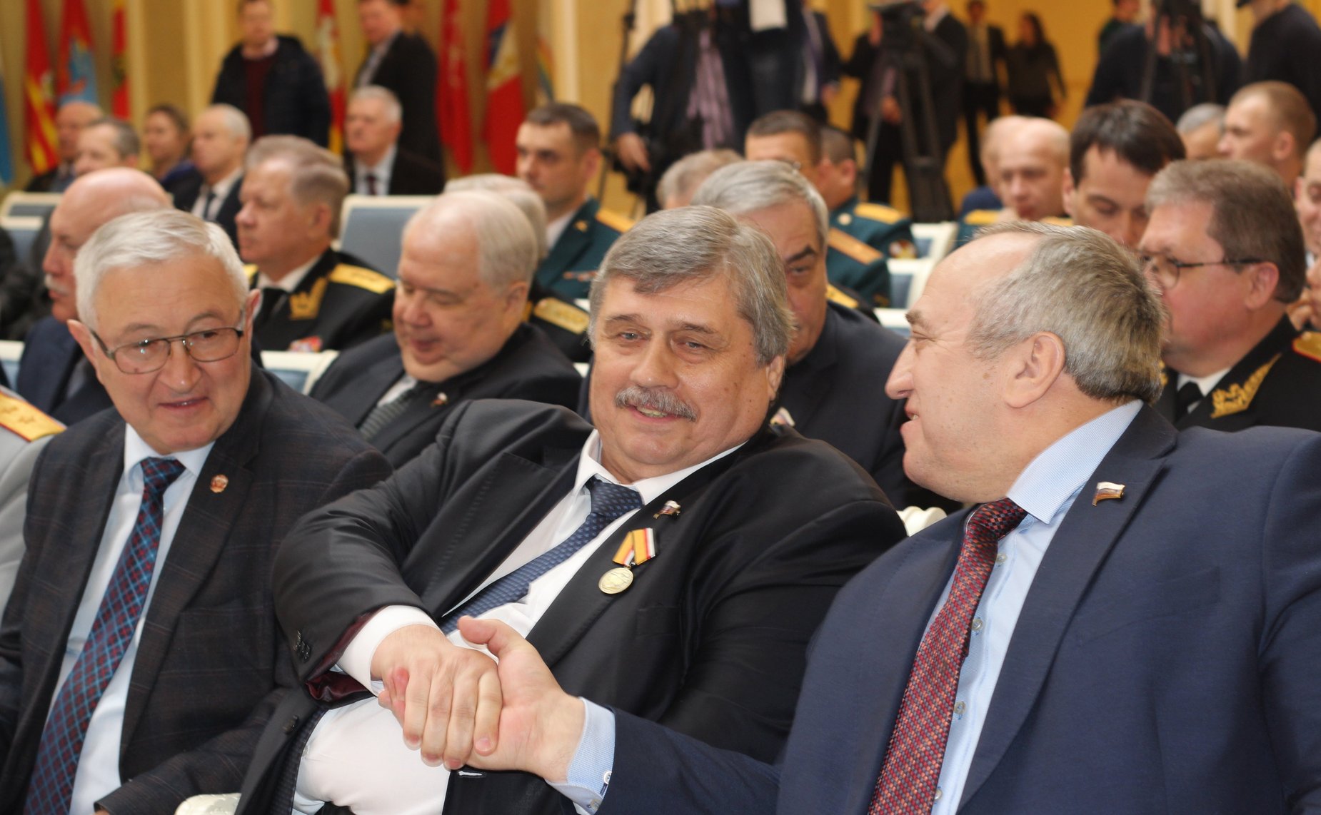 М. Козлов принял участие в совместном торжественном заседании Комитета СФ по обороне и безопасности и Клуба военачальников Российской Федерации, посвященного 100-летию со дня создания Красной Армии