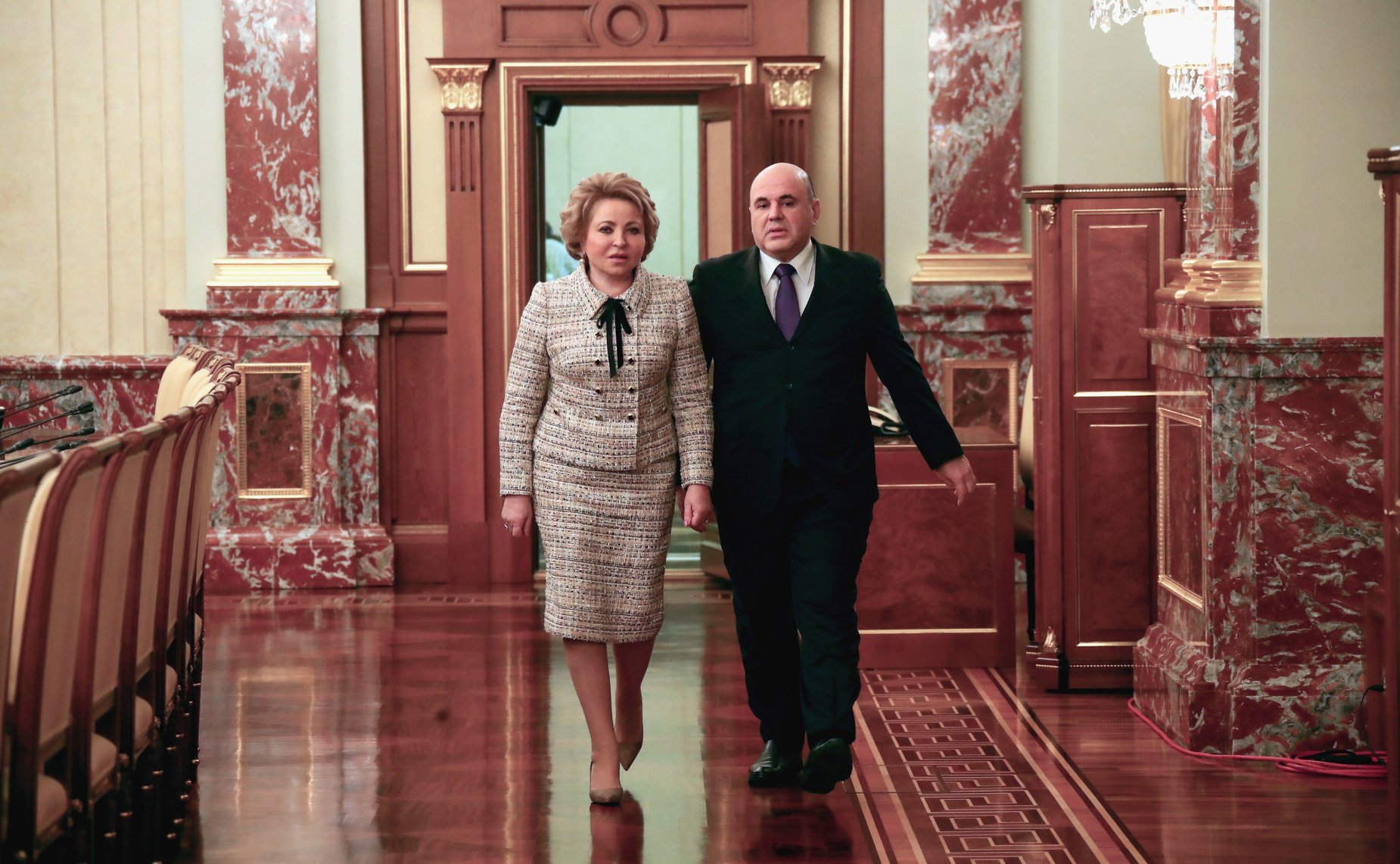 Валентина Матвиенко и Михаил Мишустин