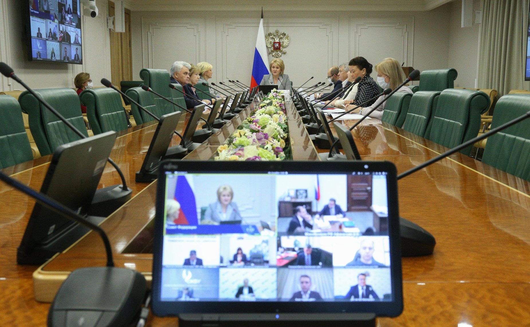СМИ на заседании совета Федерации