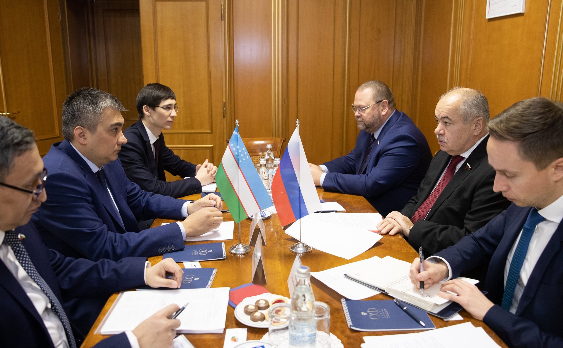 Встреча И. Умаханова с Послом Республики Узбекистан в РФ Б. Асадовым