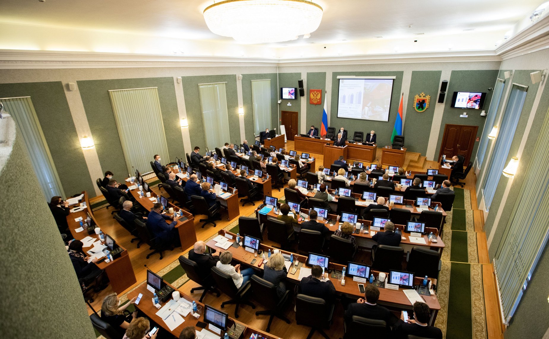 Александр Ракитин принял участие в заседании Законодательного Собрания Республики Карелия