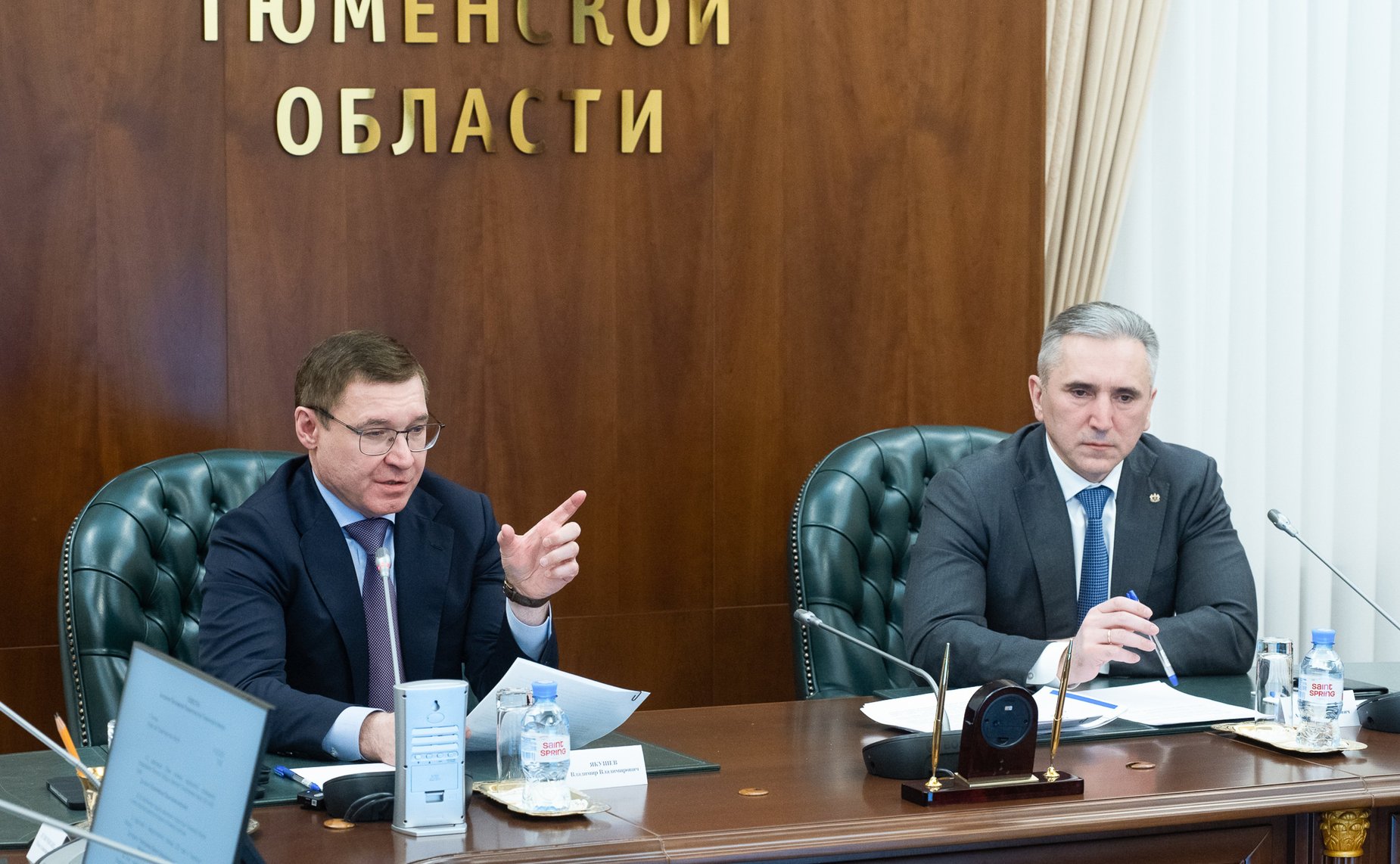 Первый заместитель Председателя Совета Федерации Владимир Якушев принял участие в заседании президиума Правительства Тюменской области