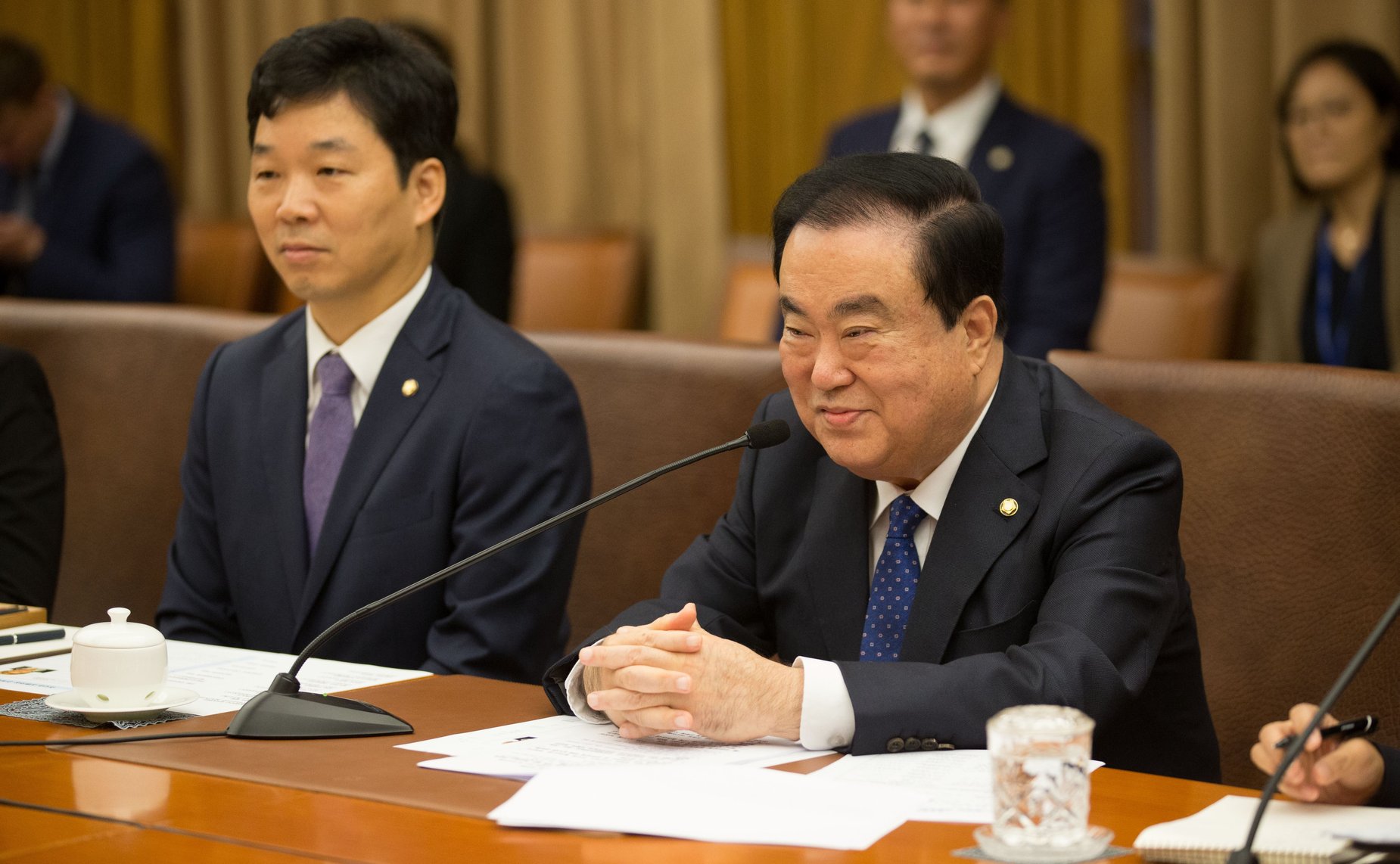 Встреча Председателя Совета Федерации В. Матвиенко с Председателем Национального собрания Республики Корея Мун Хи Саном