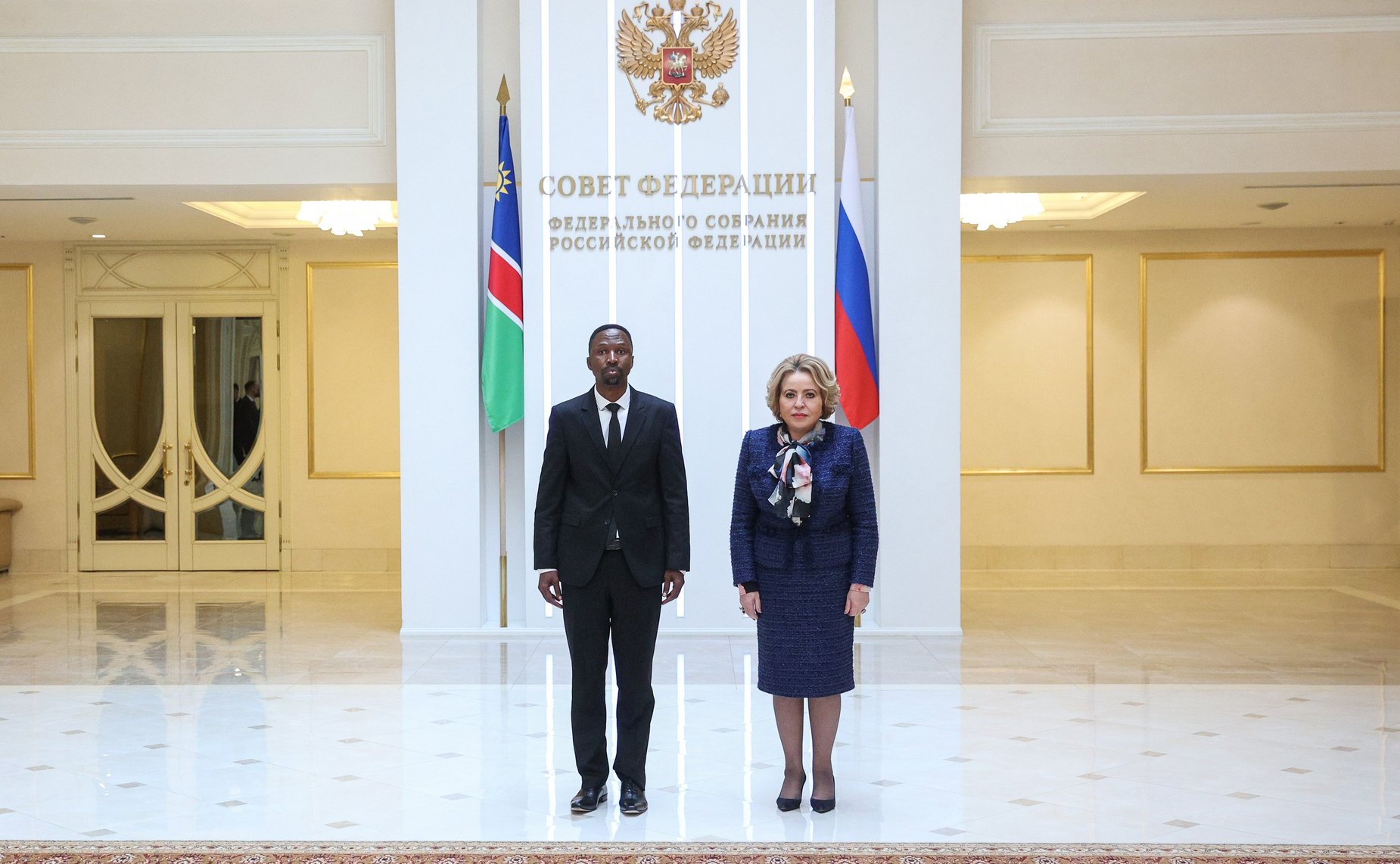 Встреча Председателя Совета Федерации Валентины Матвиенко с Председателем Национального совета Республики Намибии