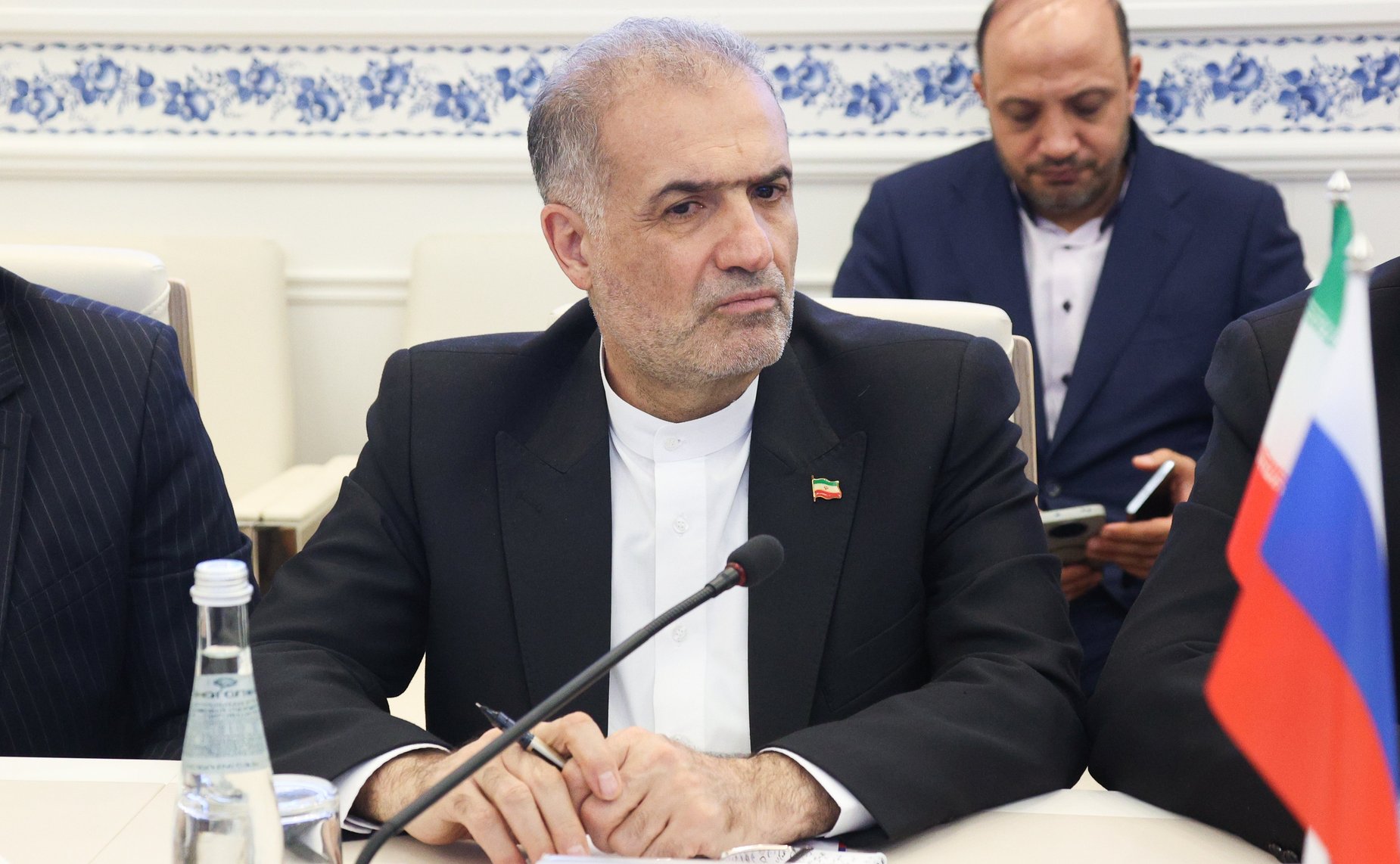 Встреча первого заместителя председателя Комитета СФ по науке, образованию и культуре Дмитрия Василенко с председателем Комиссии по национальной безопасности и внешней политике Собрания Исламского Совета Исламской Республики Иран Эбрахимом Азизи