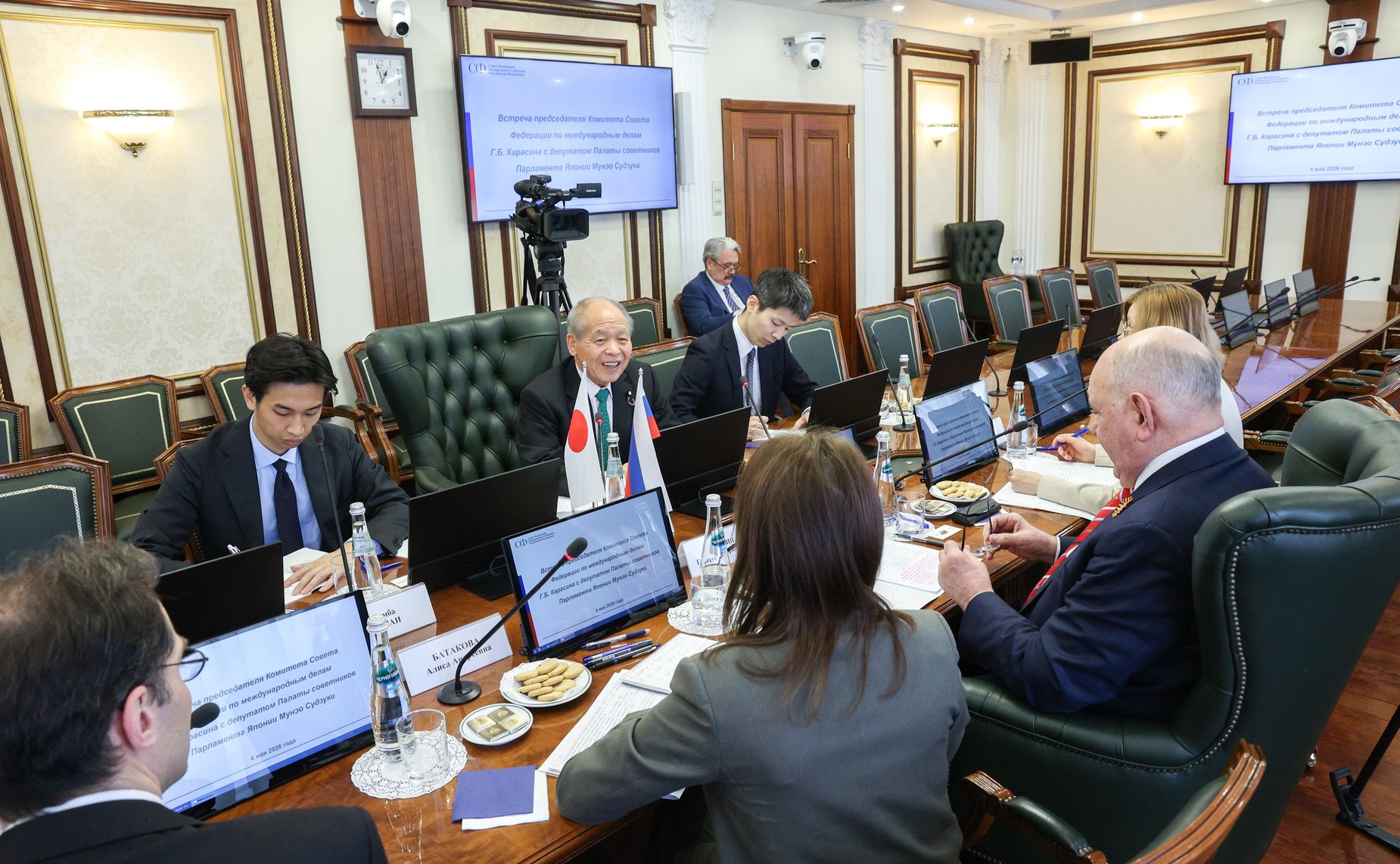 Встреча Григория Карасина с депутатом Палаты советников Парламента Японии