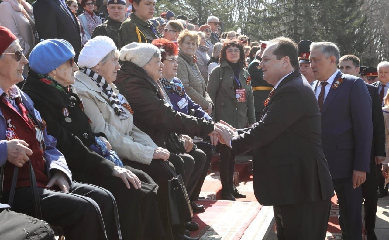 Юрий Валяев принял участие в мероприятиях, посвященных 77-ой годовщине Великой Победы
